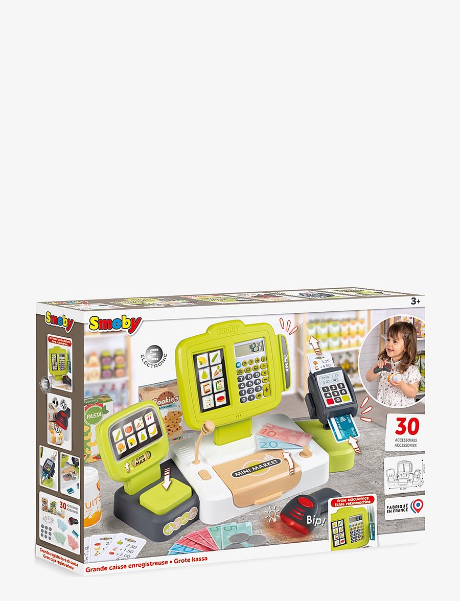Smoby - Large Cash Register - supermarkt-spielsets & accessoires - green - 3