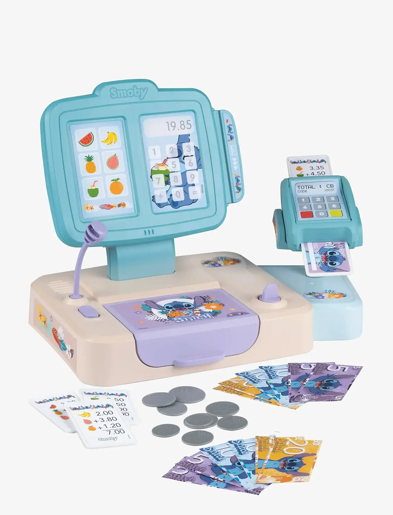 Smoby - Smoby Stitch Cash Register - market zabawkowy i akcesoria - blue - 1