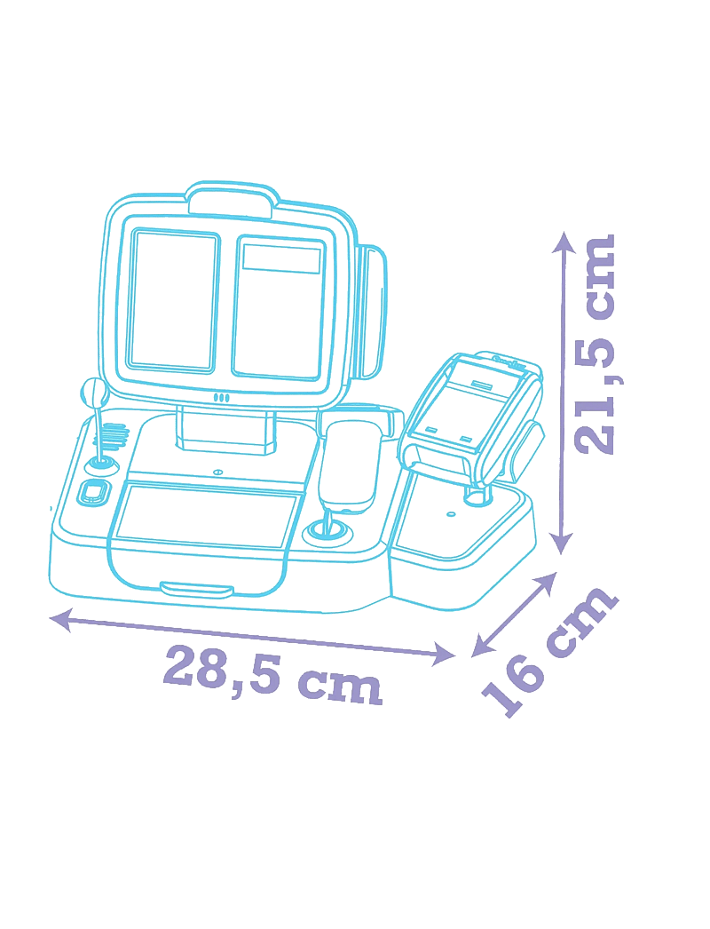 Smoby - Smoby Stitch Cash Register - rinkiniai ir priedai parduotuvei - blue - 5