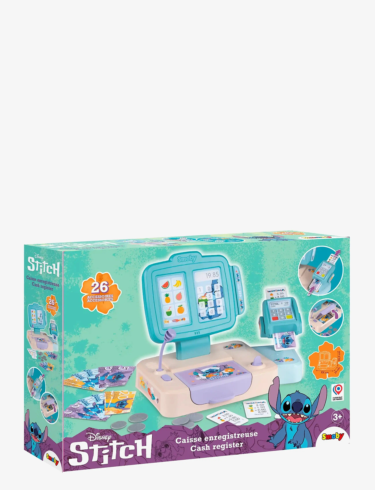 Smoby - Smoby Stitch Cash Register - market zabawkowy i akcesoria - blue - 3