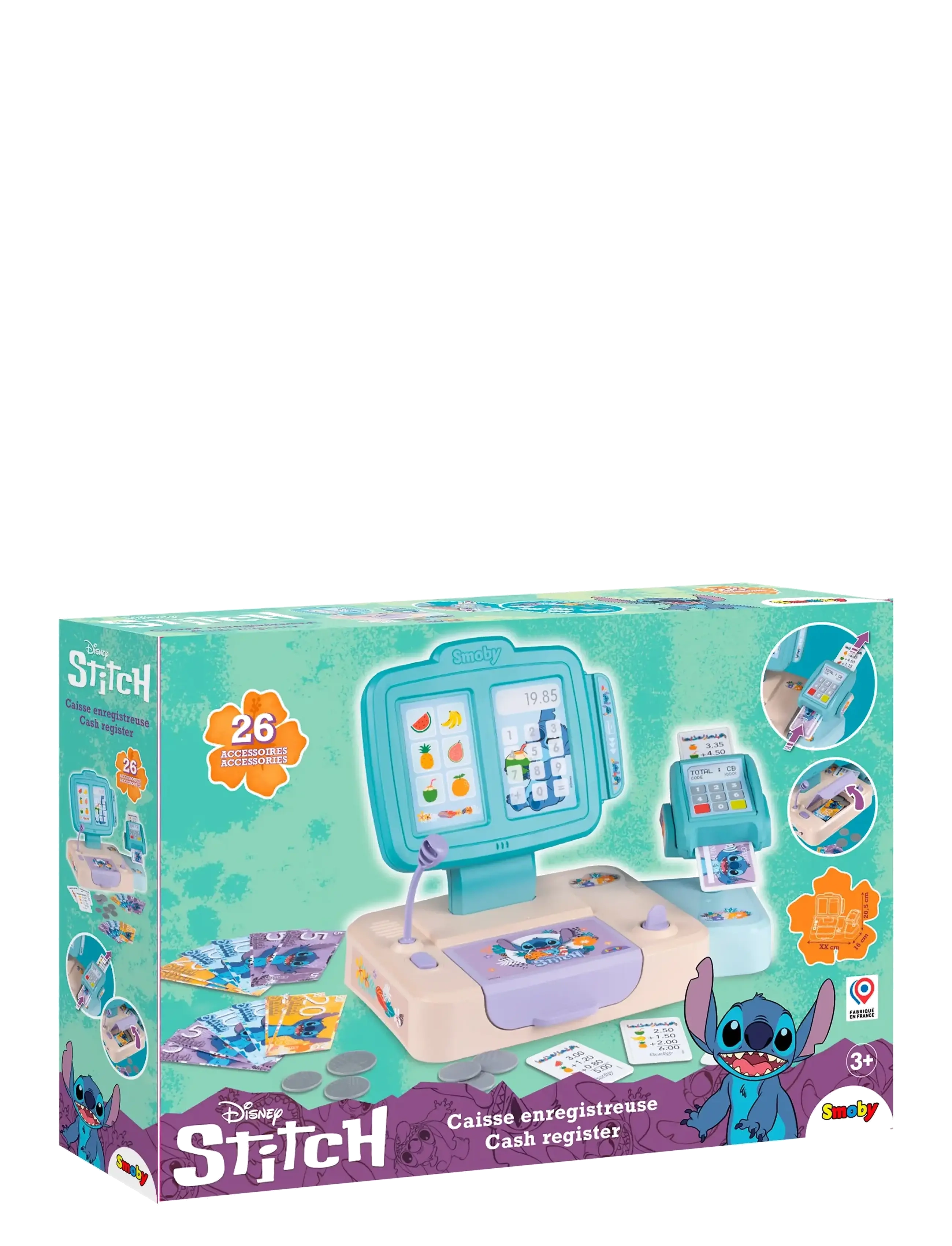 Smoby - Smoby Stitch Cash Register - supermarket playsets & accessories - blue - 2
