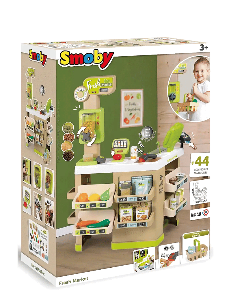 Smoby - Fresh Market - rinkiniai ir priedai parduotuvei - multi colorued - 2