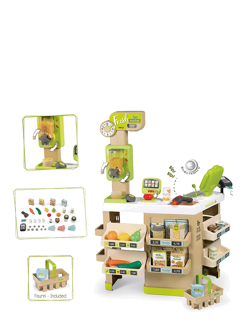 Smoby - Fresh Market - rinkiniai ir priedai parduotuvei - multi colorued - 4