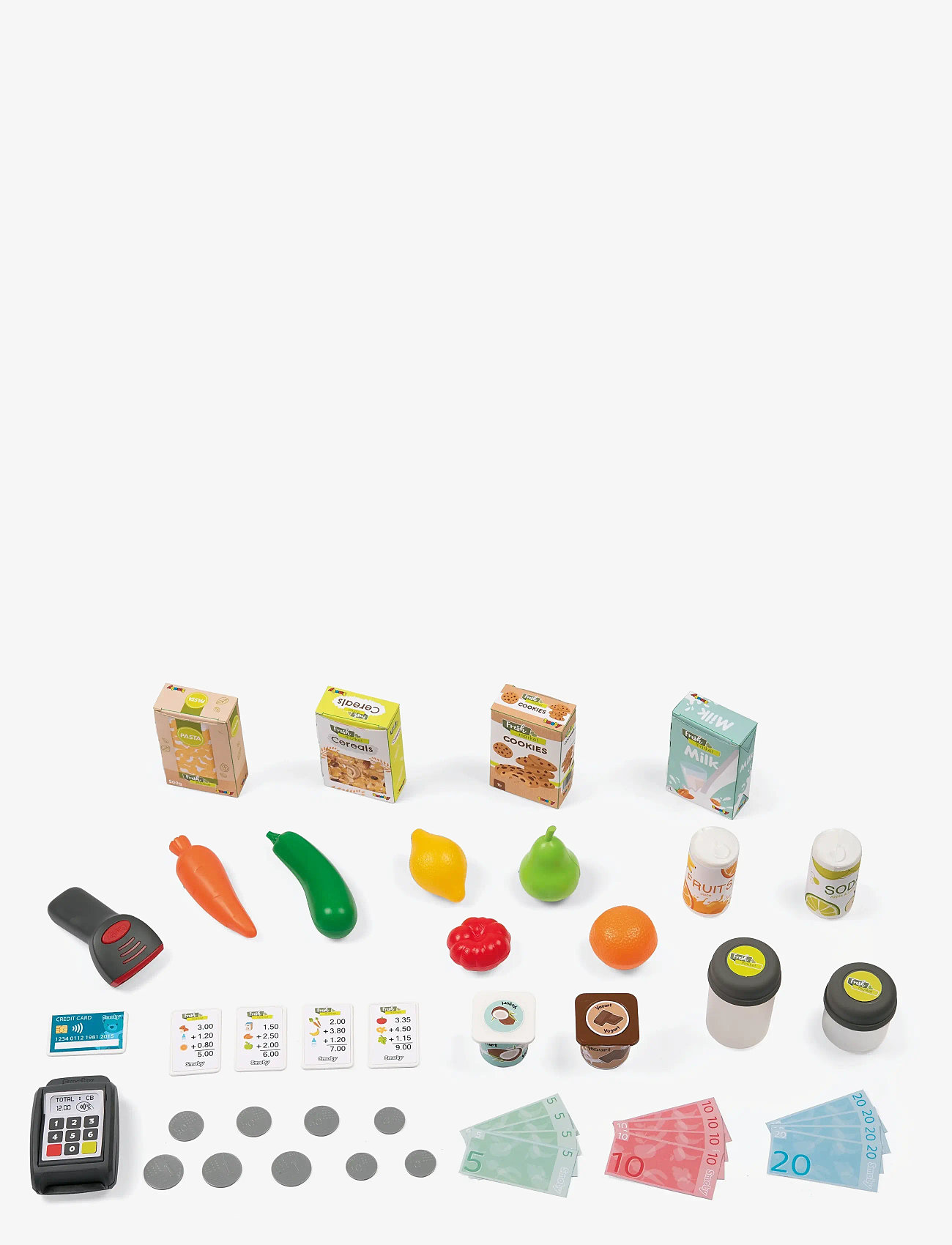 Smoby - Fresh Market - legesæt og tilbehør til supermarkeder - multi colorued - 5