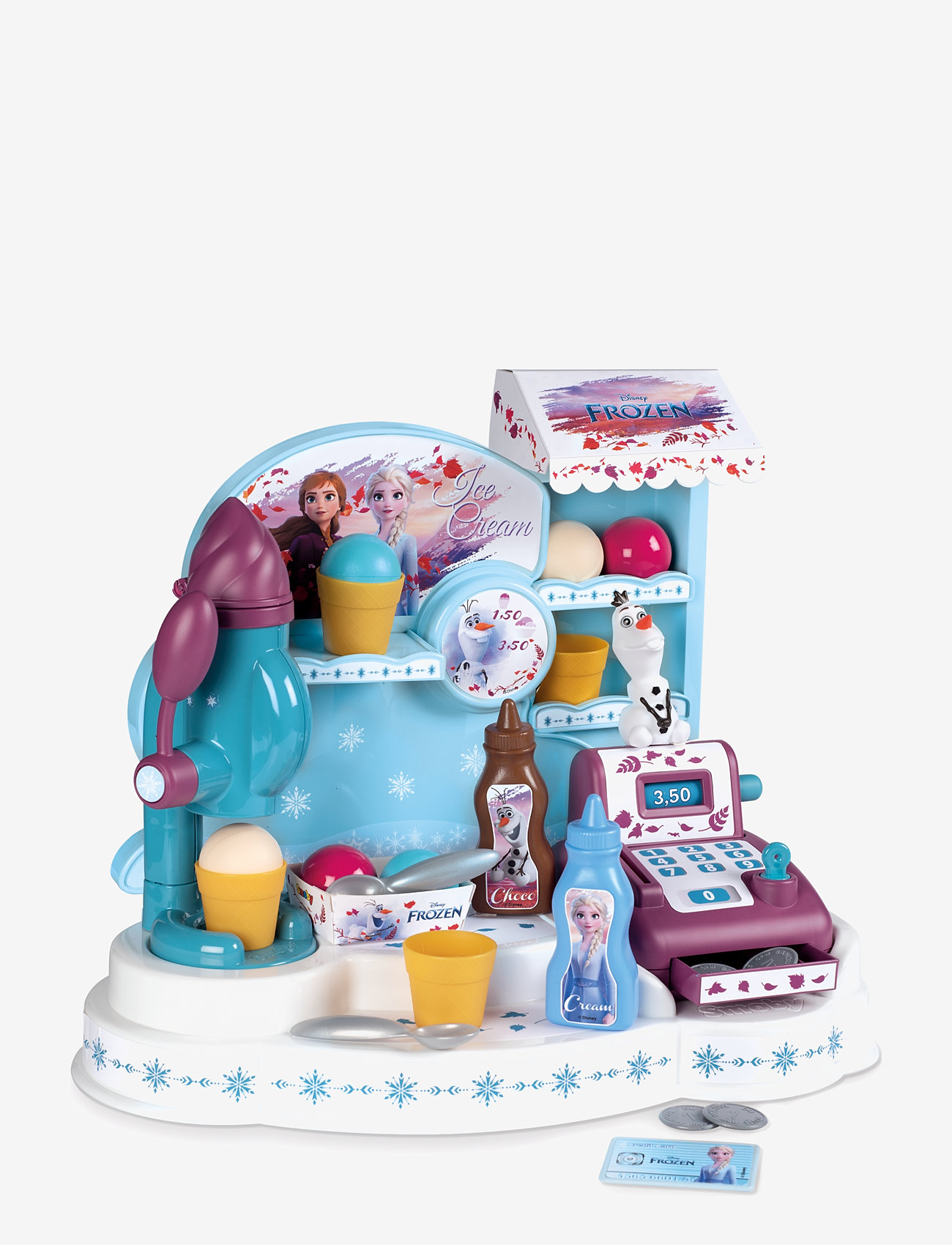 Smoby - Frozen Ice Cream Factory - muovailuvahat - blue - 1