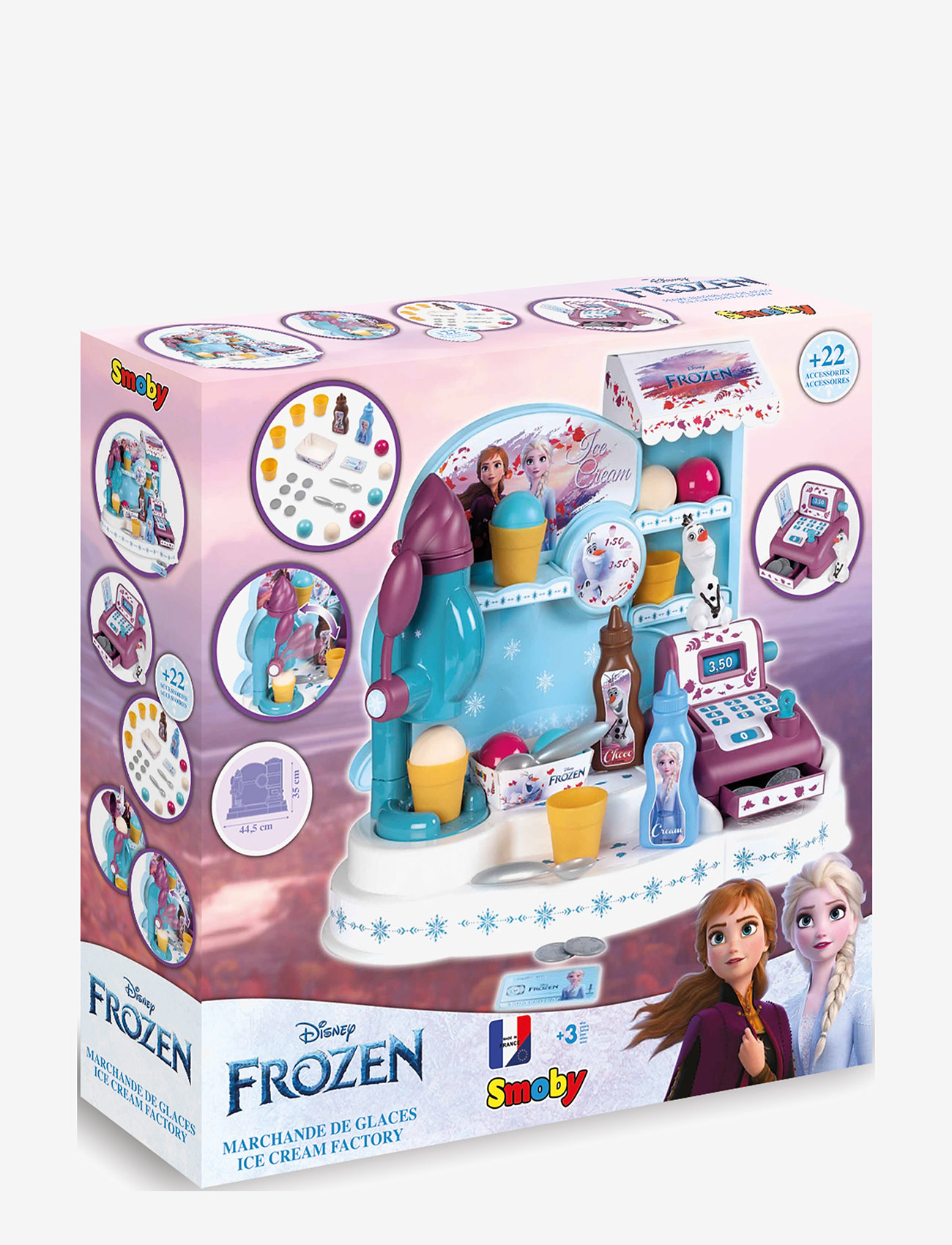 Smoby - Frozen Ice Cream Factory - muovailuvahat - blue - 5