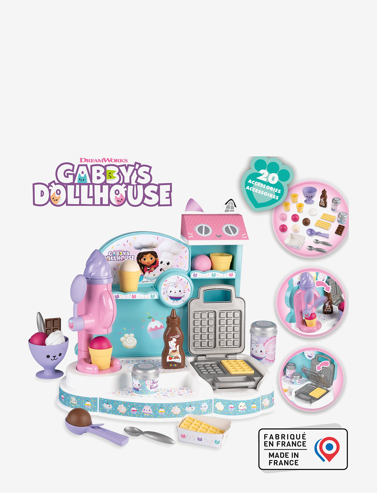 Smoby - Smoby Gabbys Dockskåp Glassaffär - legemad & legekager - multicoloured - 3