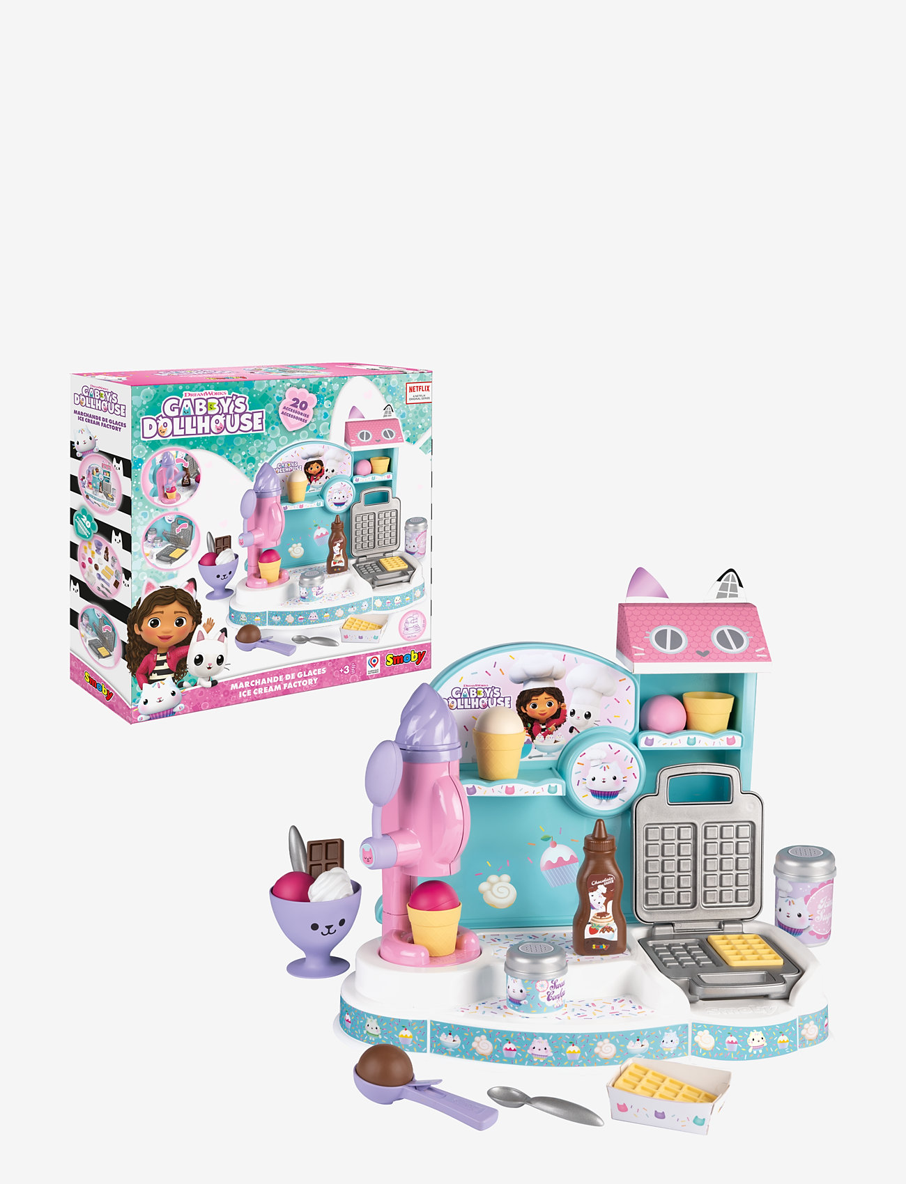 Smoby - Smoby Gabbys Dockskåp Glassaffär - legemad & legekager - multicoloured - 4
