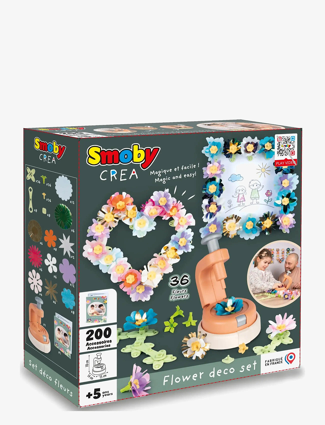 Smoby - Smoby Crea Flower Deco Set - interaktives spielzeug - multi colorued - 2