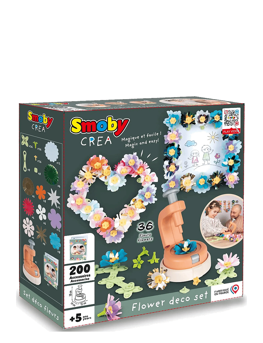 Smoby - Smoby Crea Flower Deco Set - bastelset - multi colorued - 2