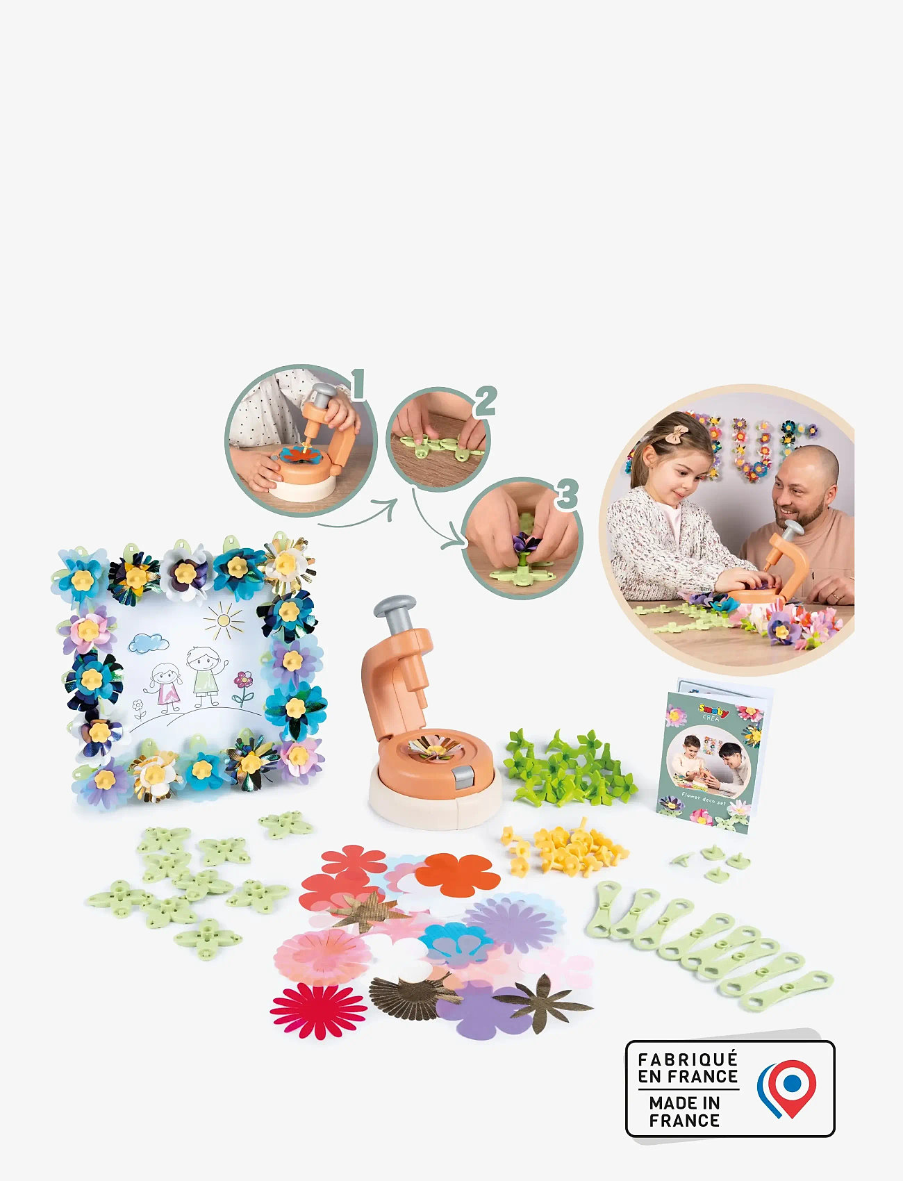 Smoby - Smoby Crea Flower Deco Set - interaktives spielzeug - multi colorued - 3