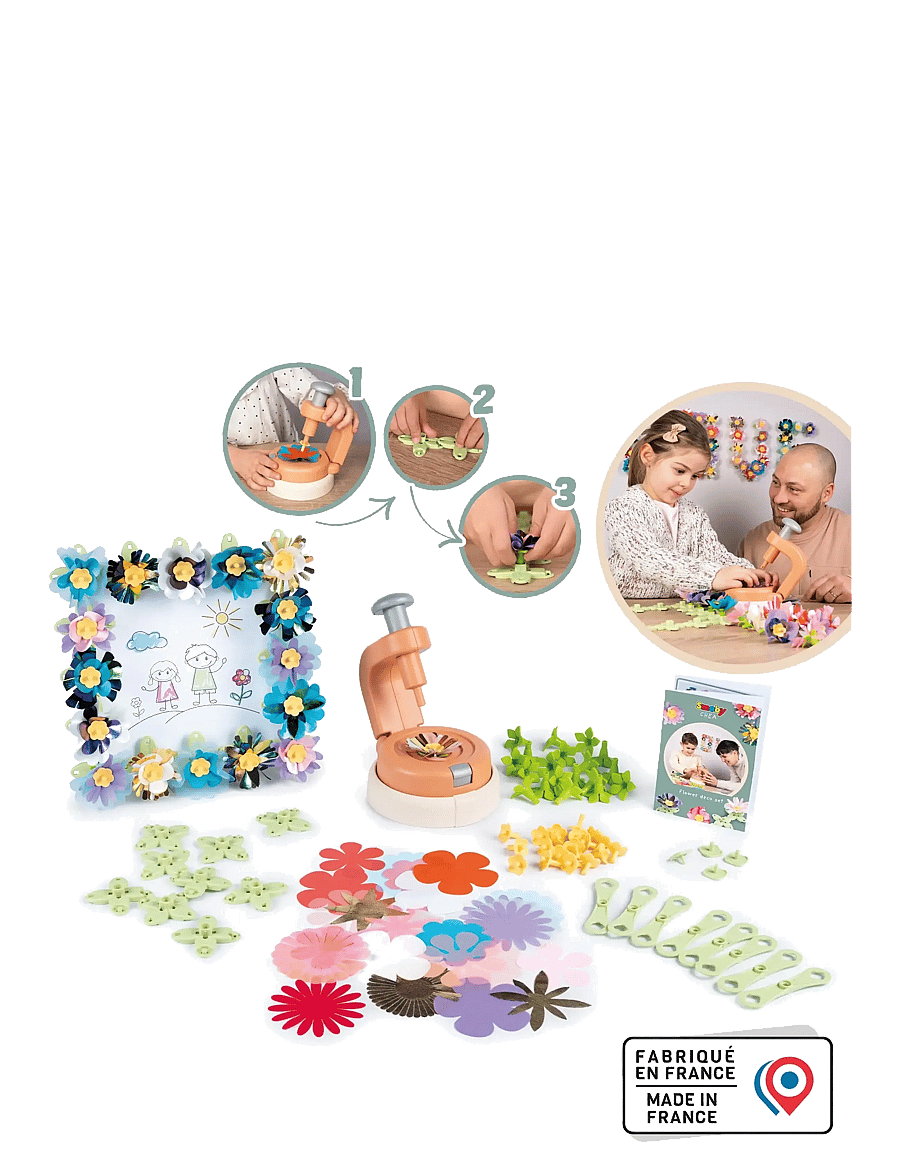 Smoby - Smoby Crea Flower Deco Set - bastelset - multi colorued - 3