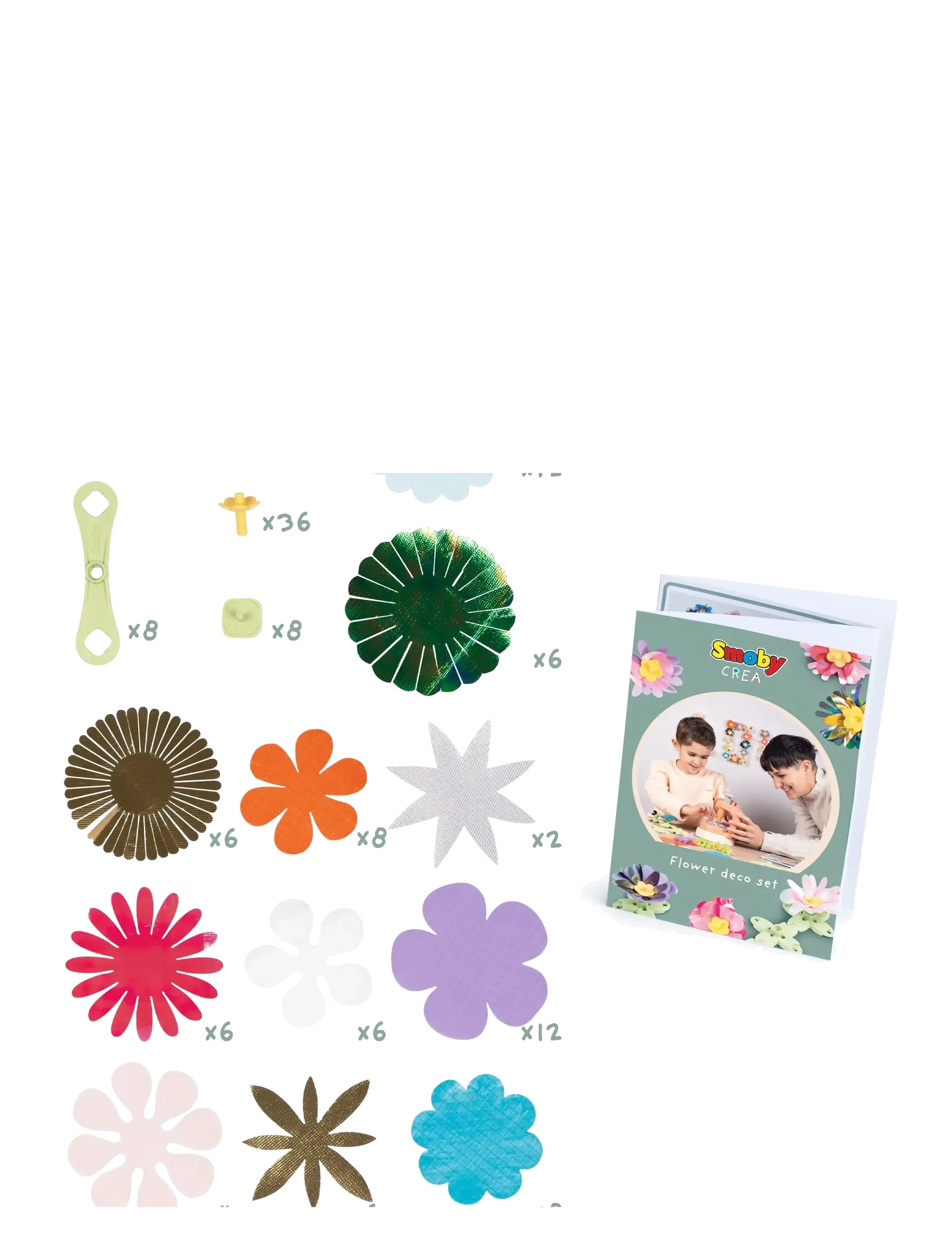 Smoby - Smoby Crea Flower Deco Set - bastelset - multi colorued - 4