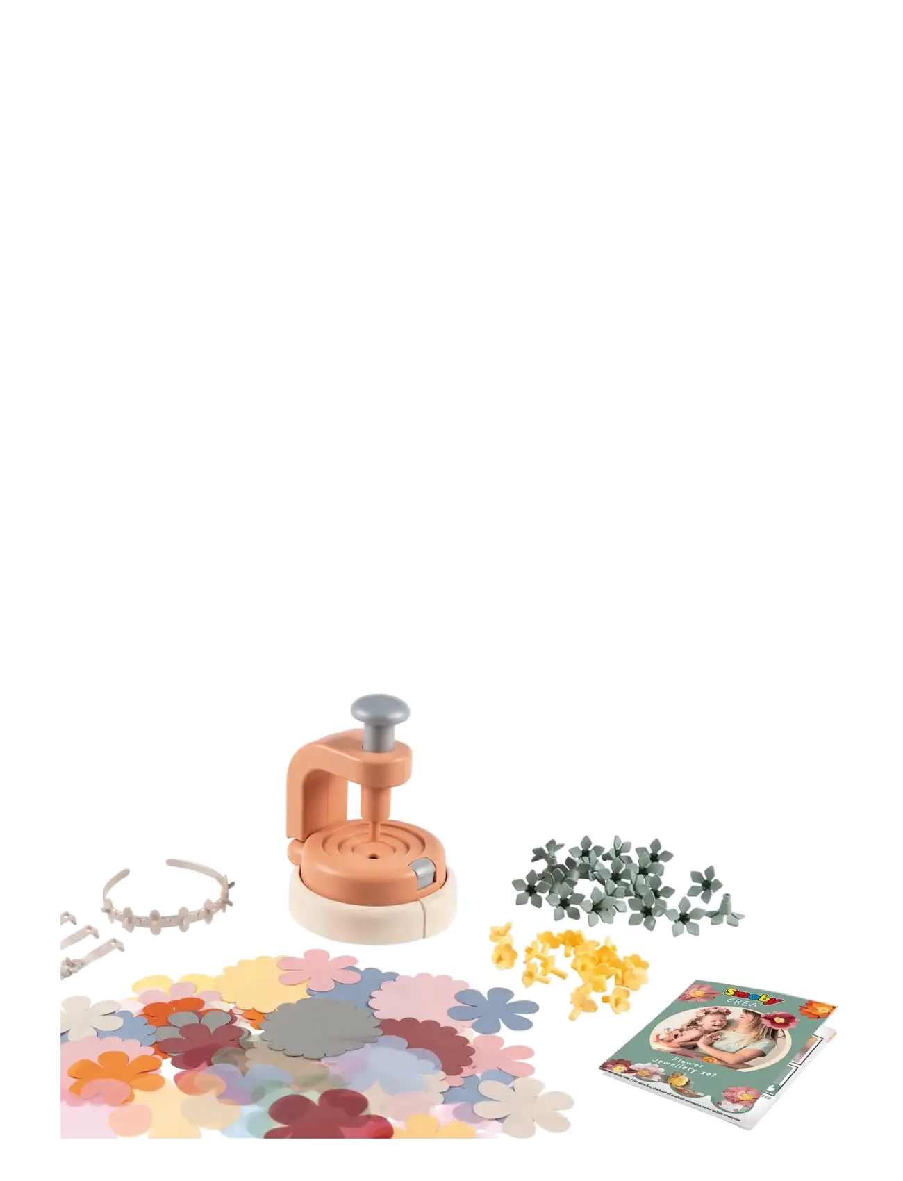 Smoby Crea Flower Jewelry Set - MULTI COLORUED