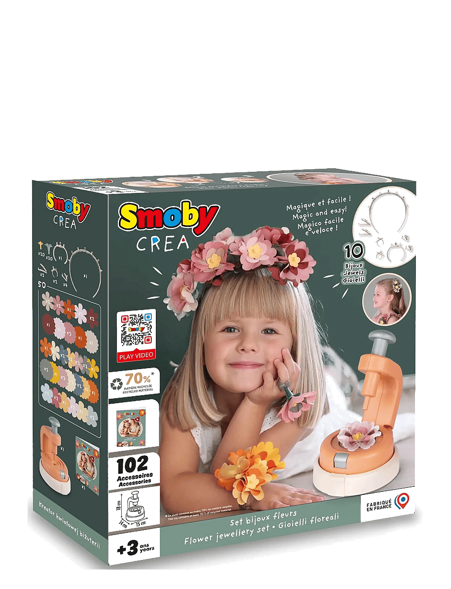 Smoby - Smoby Crea Flower Jewelry Set - bastelset - multi colorued - 3