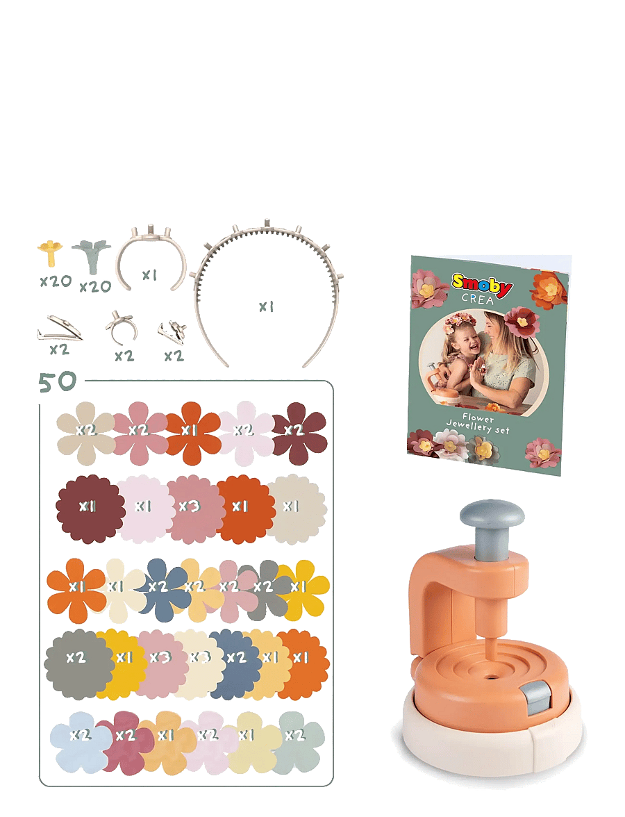 Smoby - Smoby Crea Flower Jewelry Set - bastelset - multi colorued - 5