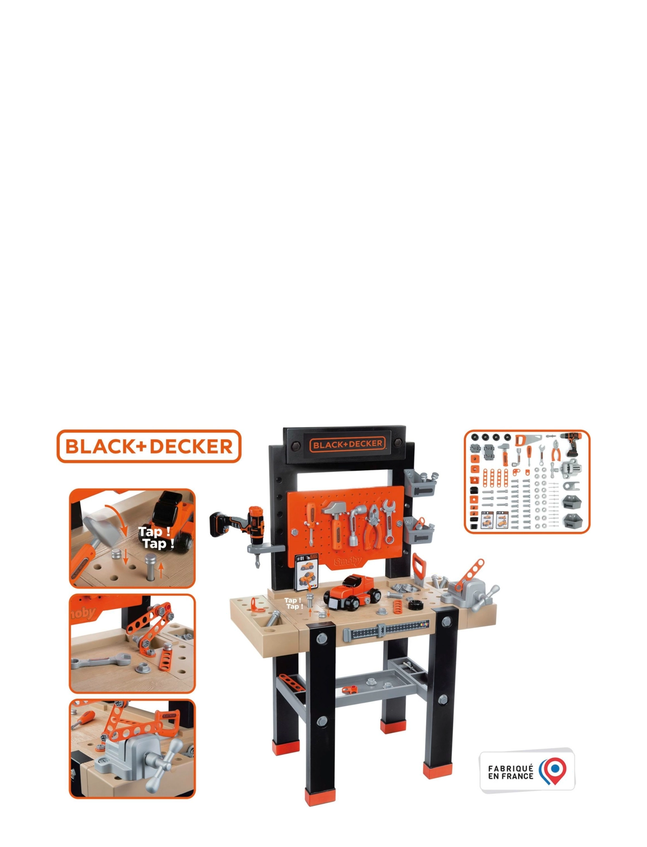 Smoby - Smoby Black+Decker Bricolo Center Verktygsbänk - multi coloured - 1