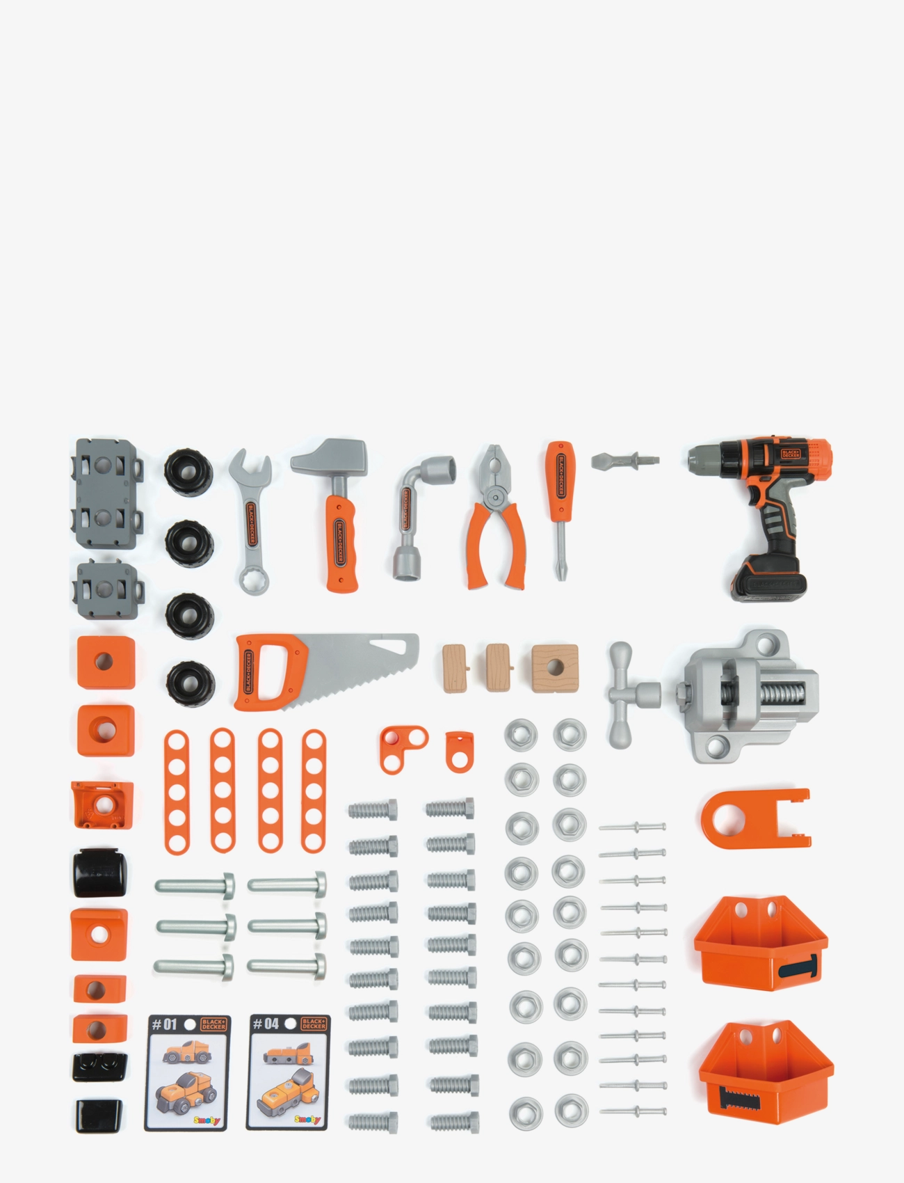 Smoby - Black+Decker Bricolo Ultimate Verktygsbänk med 95 Tillbehör - multicoloured - 2