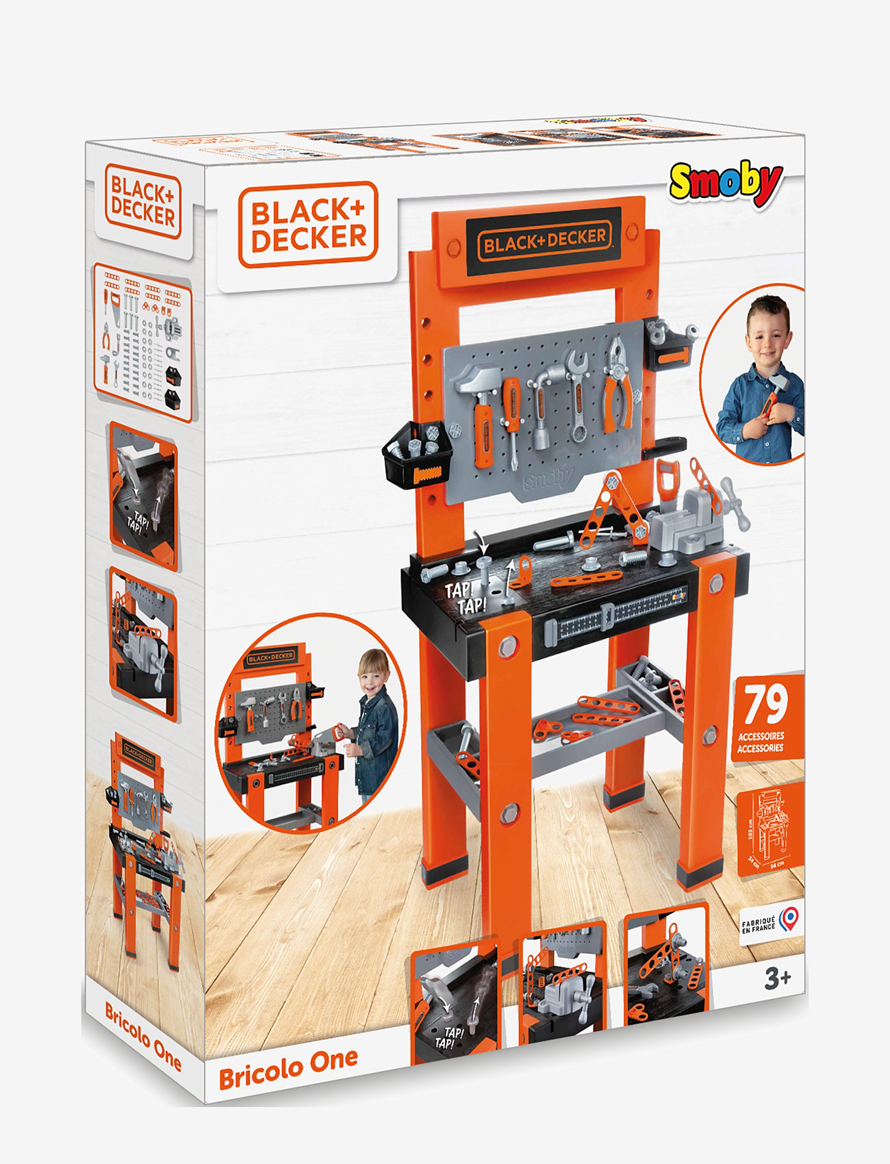 Smoby - B+D Bricolo One Workbench - brown - 3