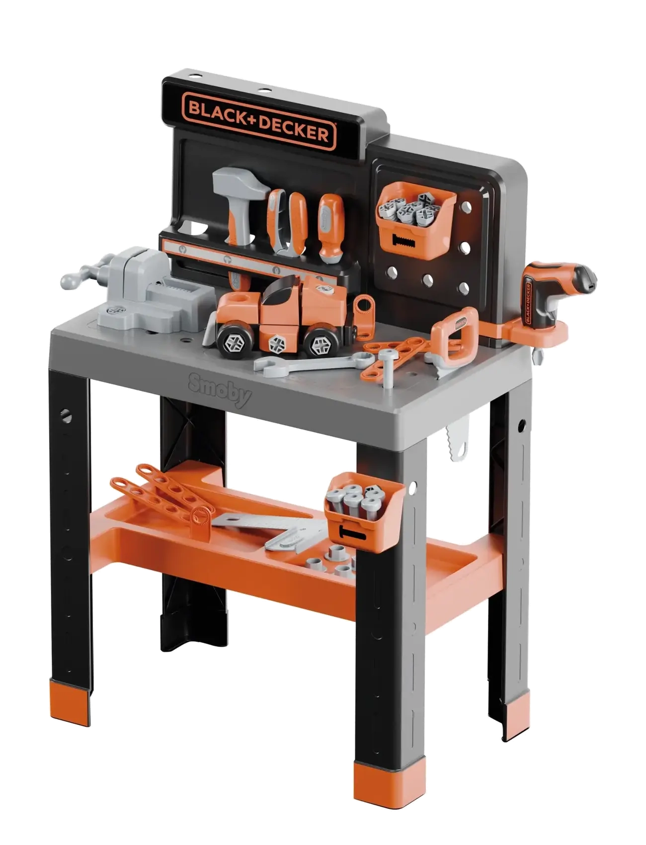 Smoby Black&Decker  Bricolo Pro Workbench - Roolipelit - MULTI COLORUED / orange