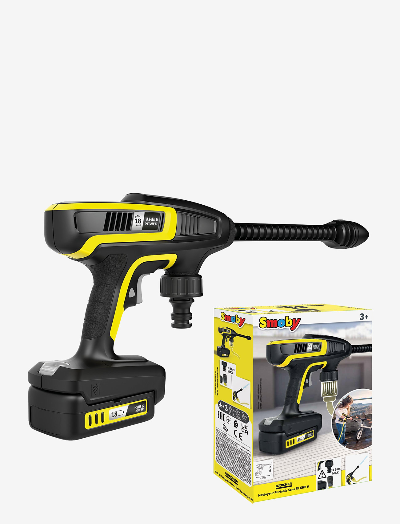 Smoby - Smoby Kärcher KHB6 Pressure Washer - legetøjsværktøj - yellow - 1