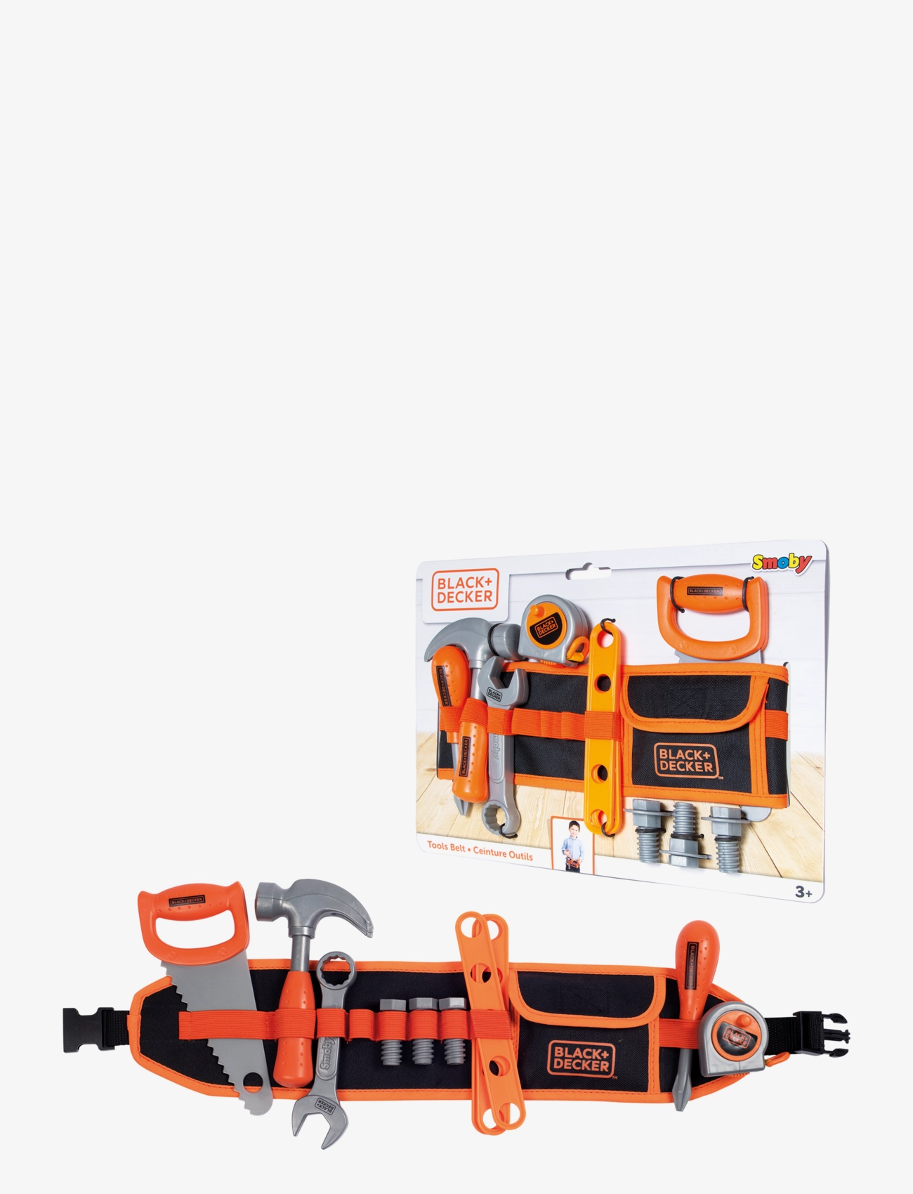 SMOBY Smoby Schwarz+Decker Fabric Tool Gürtel Patterned - One Size - Kinder