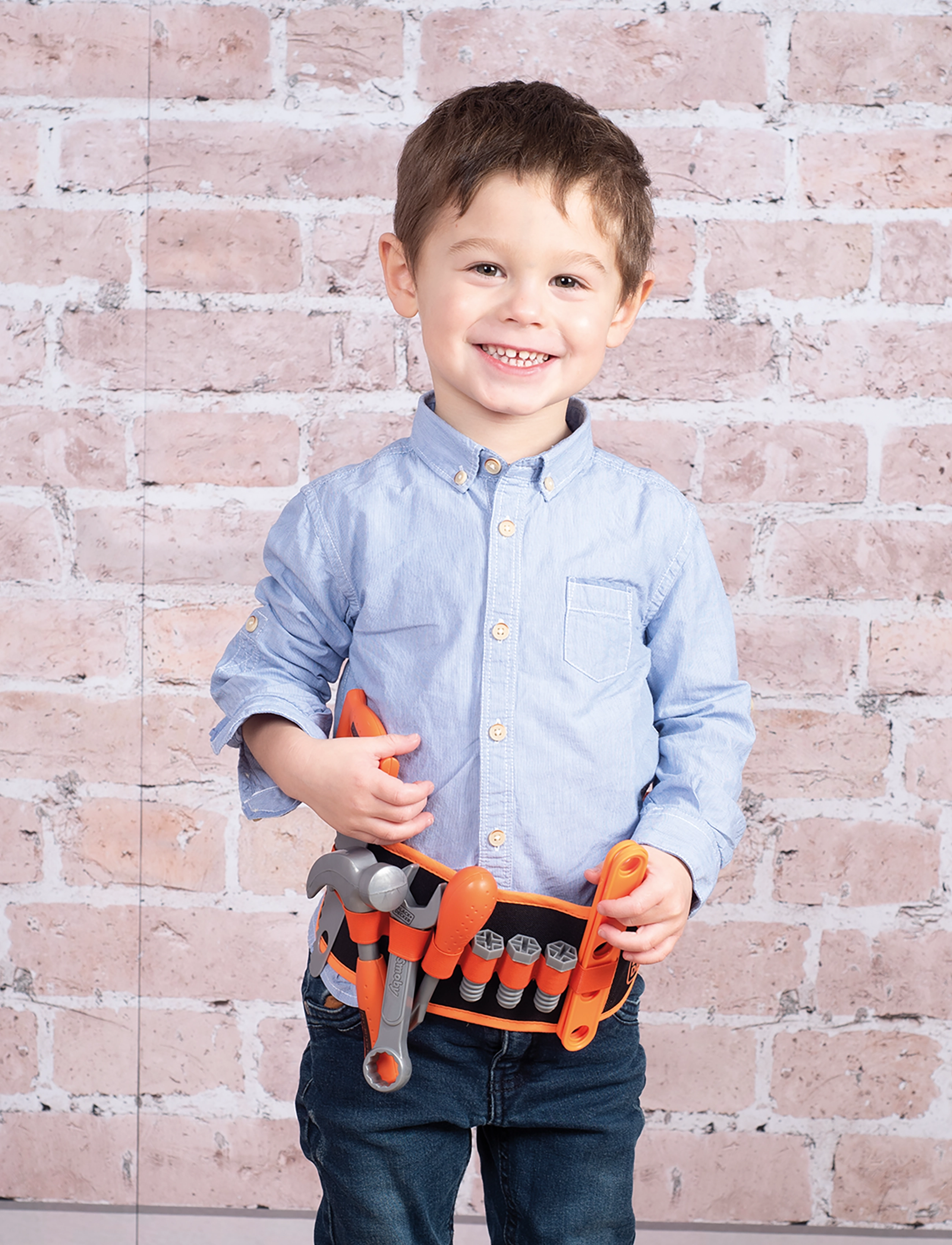 Smoby - Smoby Black+Decker Fabric Tool Belt - legetøjsværktøj - multi coloured - 4