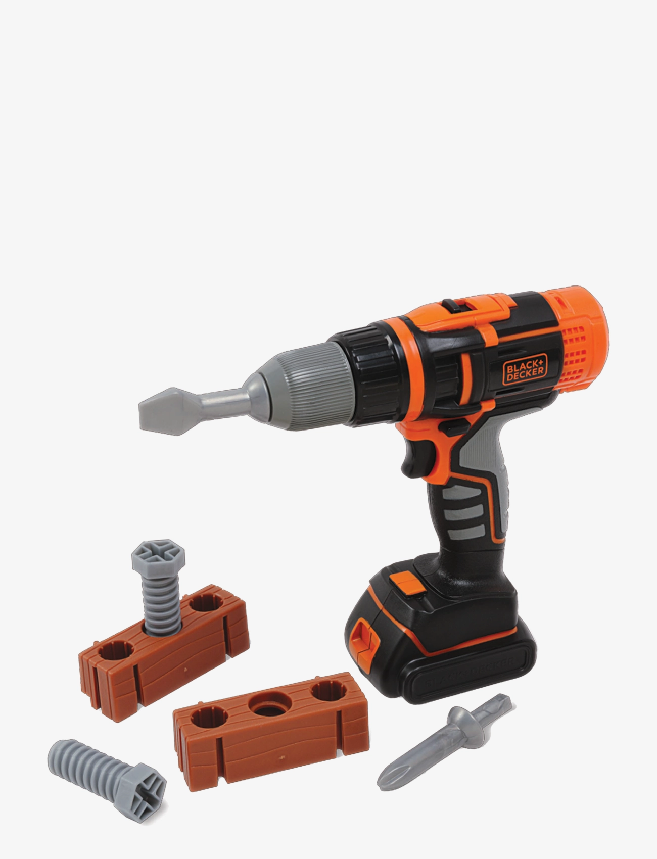 Smoby Black+Decker Mechanical Drill And Accessories, One Size, Role Play, Mehrfarbig/gemustert - Toy Tools, Kinder