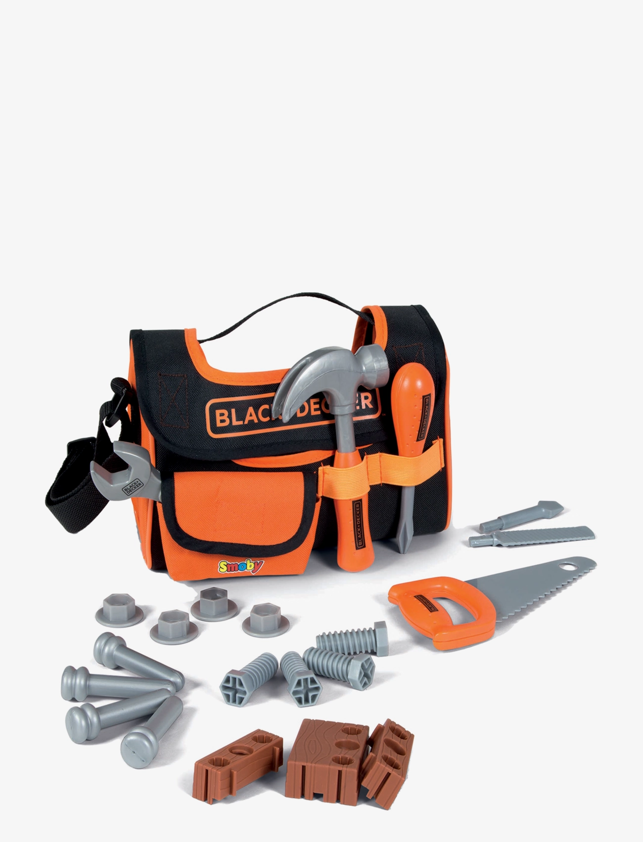 Smoby Black+Decker Fabric Tool Case, Børn, Toy Tools, Multi/mønstret, Str: ONE SIZE
