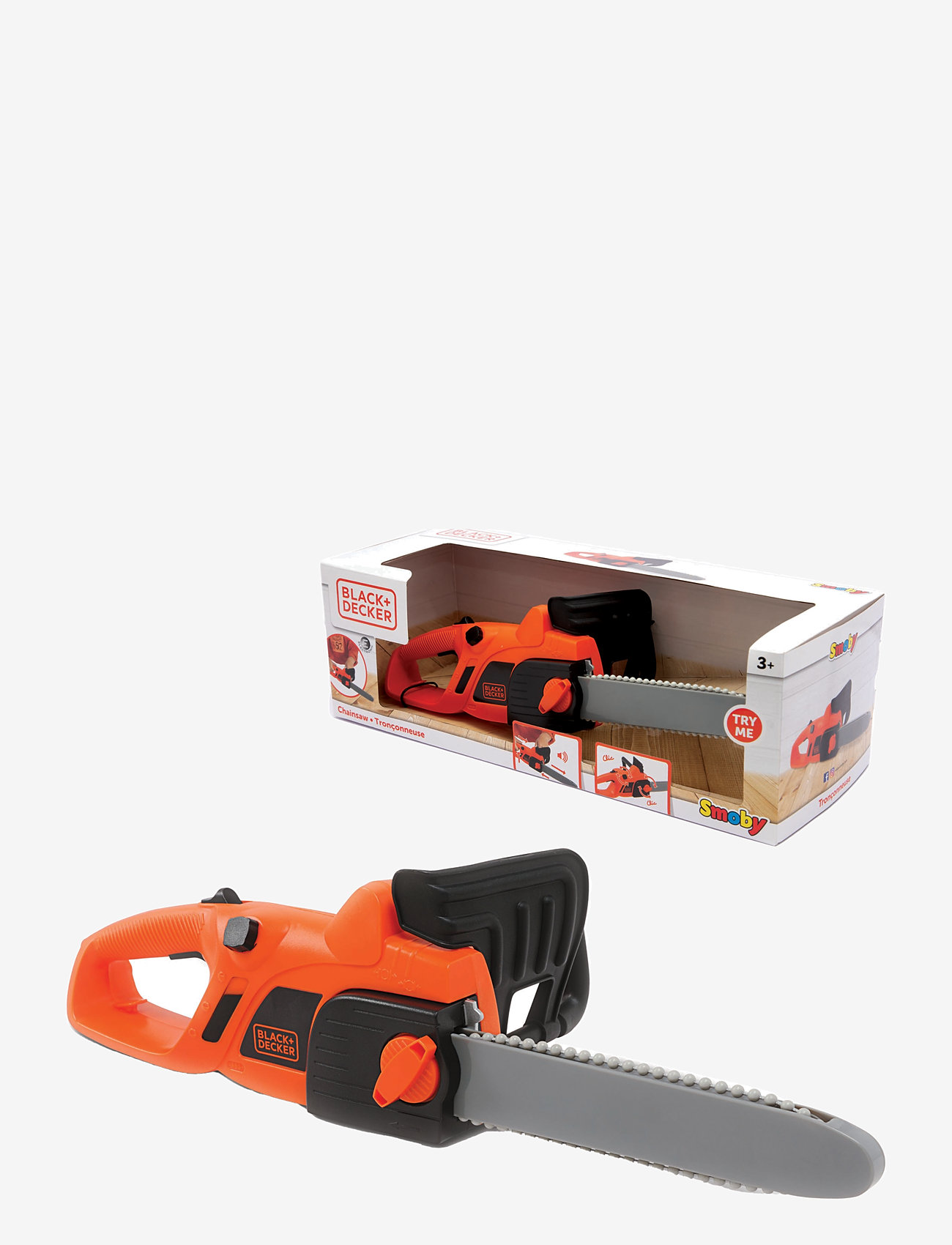 Smoby - Smoby Black+Decker Chainsaw - legetøjsværktøj - multi coloured - 0