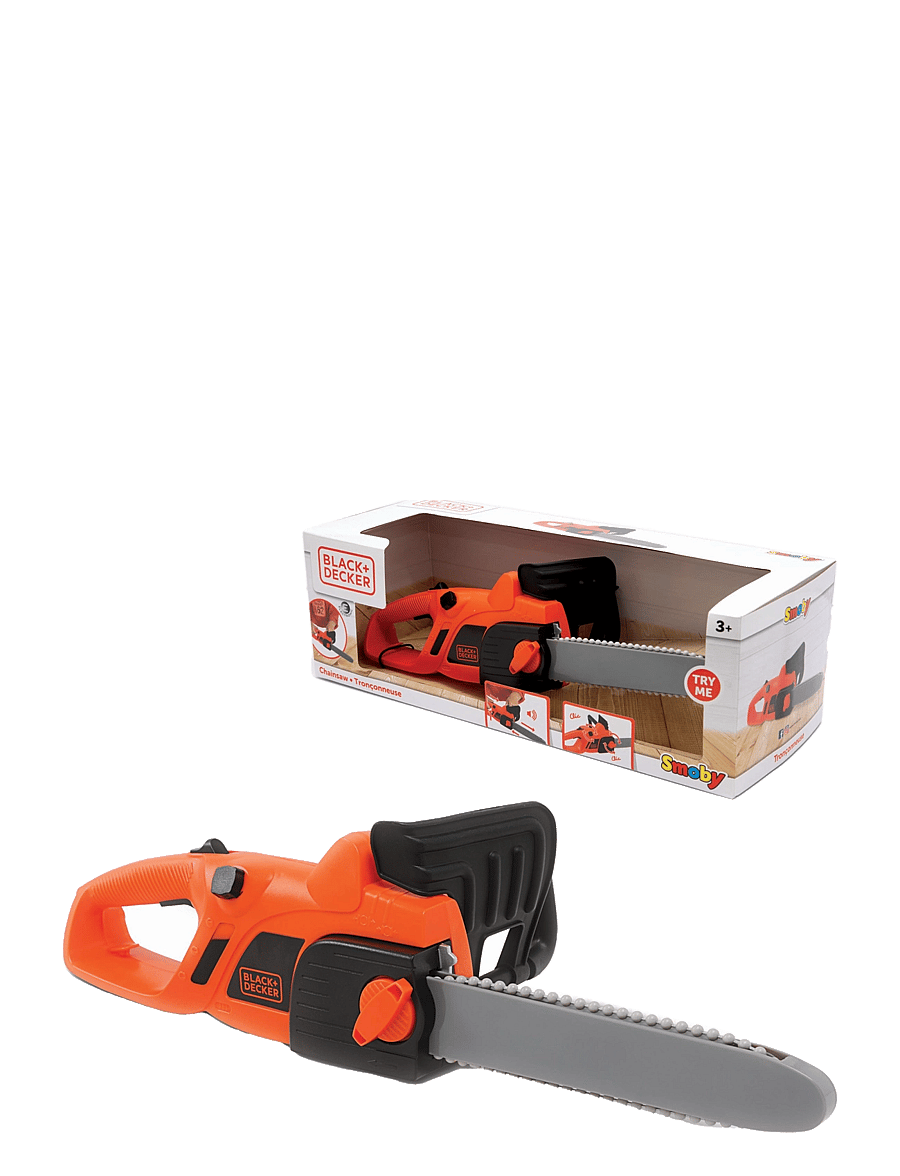 Smoby - Smoby Black+Decker Chainsaw - mänguasjade tööriistad - multi coloured - 0