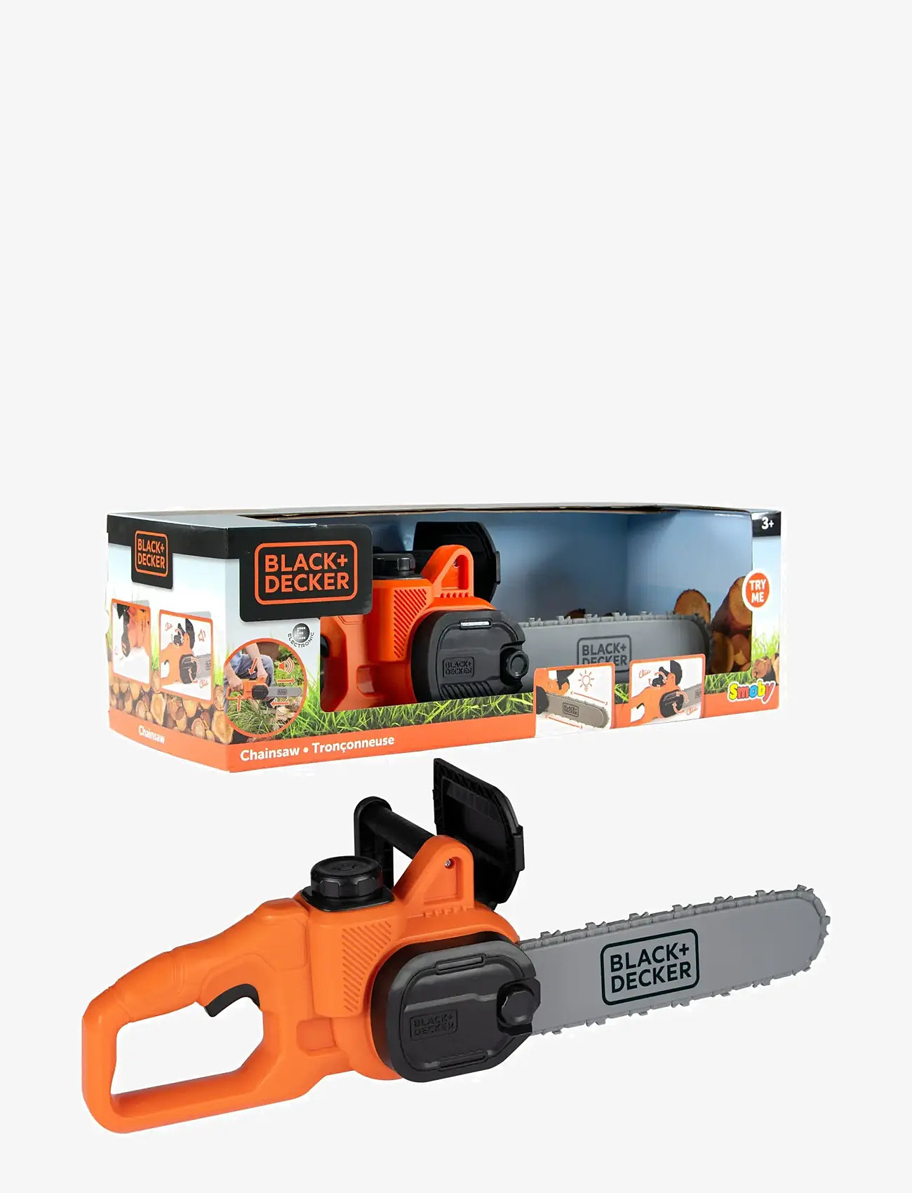 Smoby - Smoby Black+Decker Chainsaw - legetøjsværktøj - multi coloured - 1