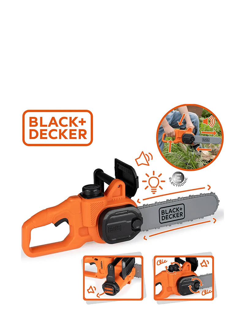 Smoby - Smoby Black+Decker Chainsaw - spielzeug-werkzeuge - multi coloured - 3