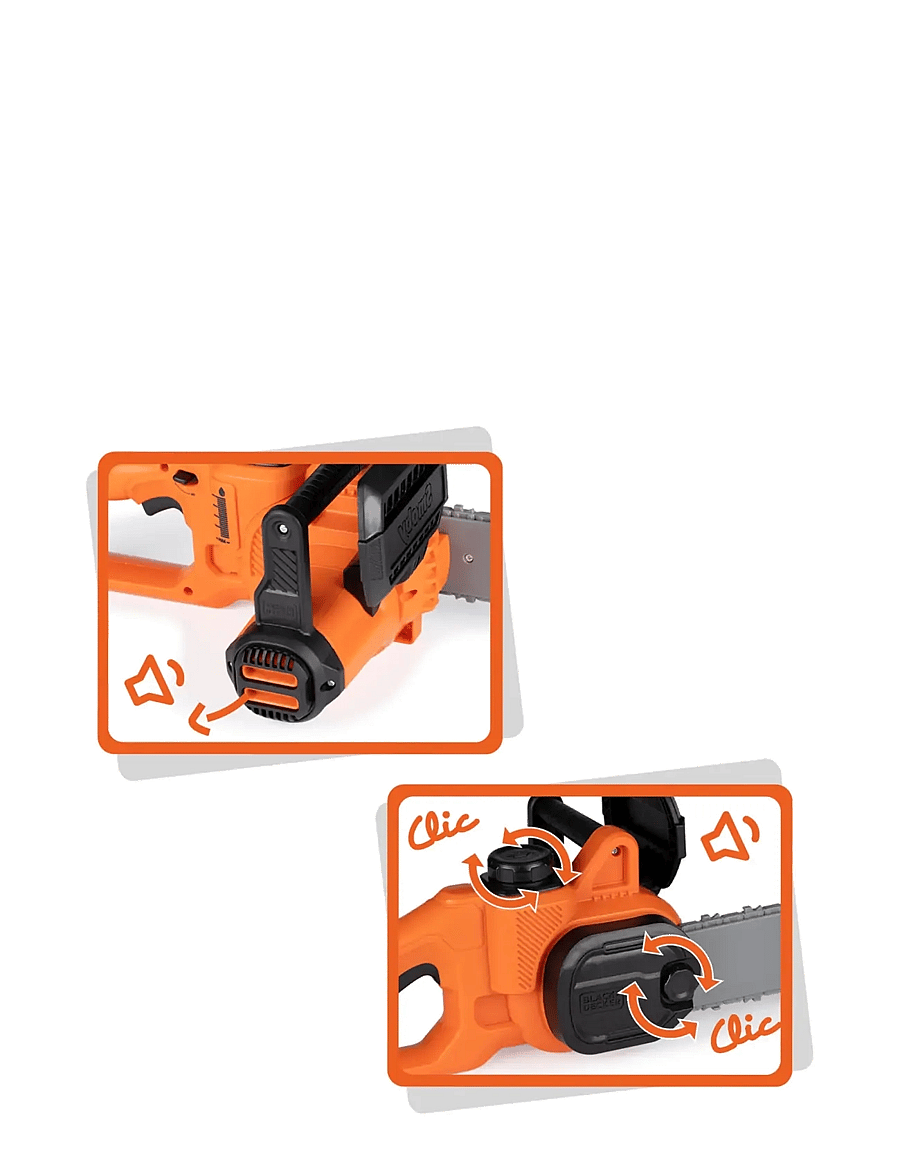 Smoby - Smoby Black+Decker Chainsaw - spielzeug-werkzeuge - multi coloured - 4