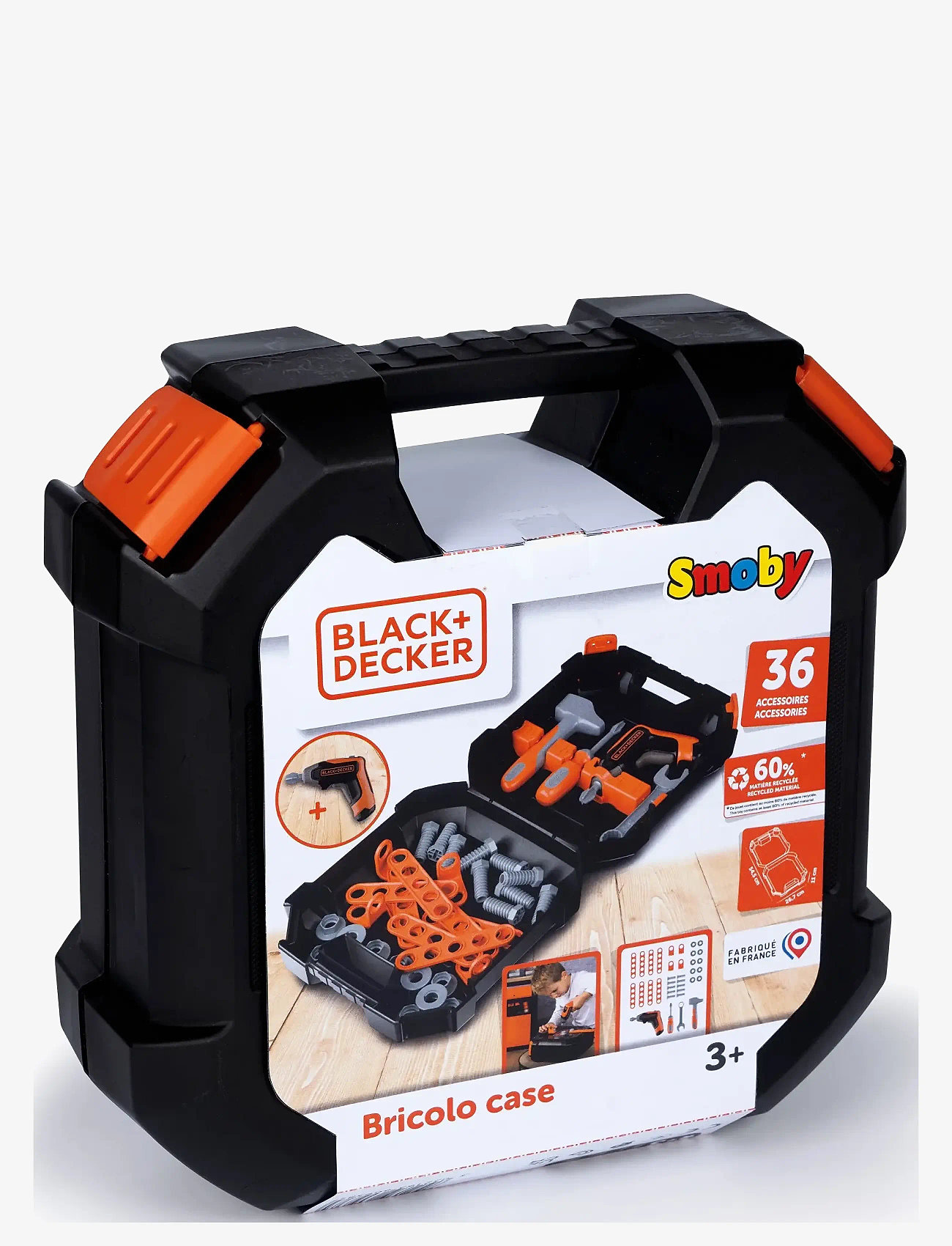 Smoby - Black&Decker Toolbox - leksaksverktyg - black - 0