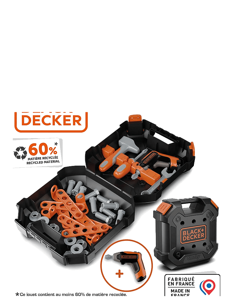 Smoby - Black&Decker Toolbox - spielzeug-werkzeuge - black - 4