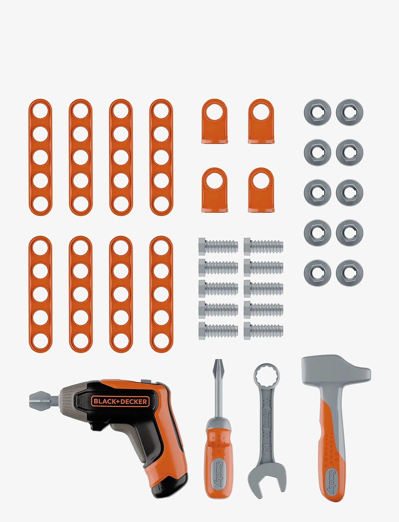 Smoby - Black&Decker Toolbox - leksaksverktyg - black - 4