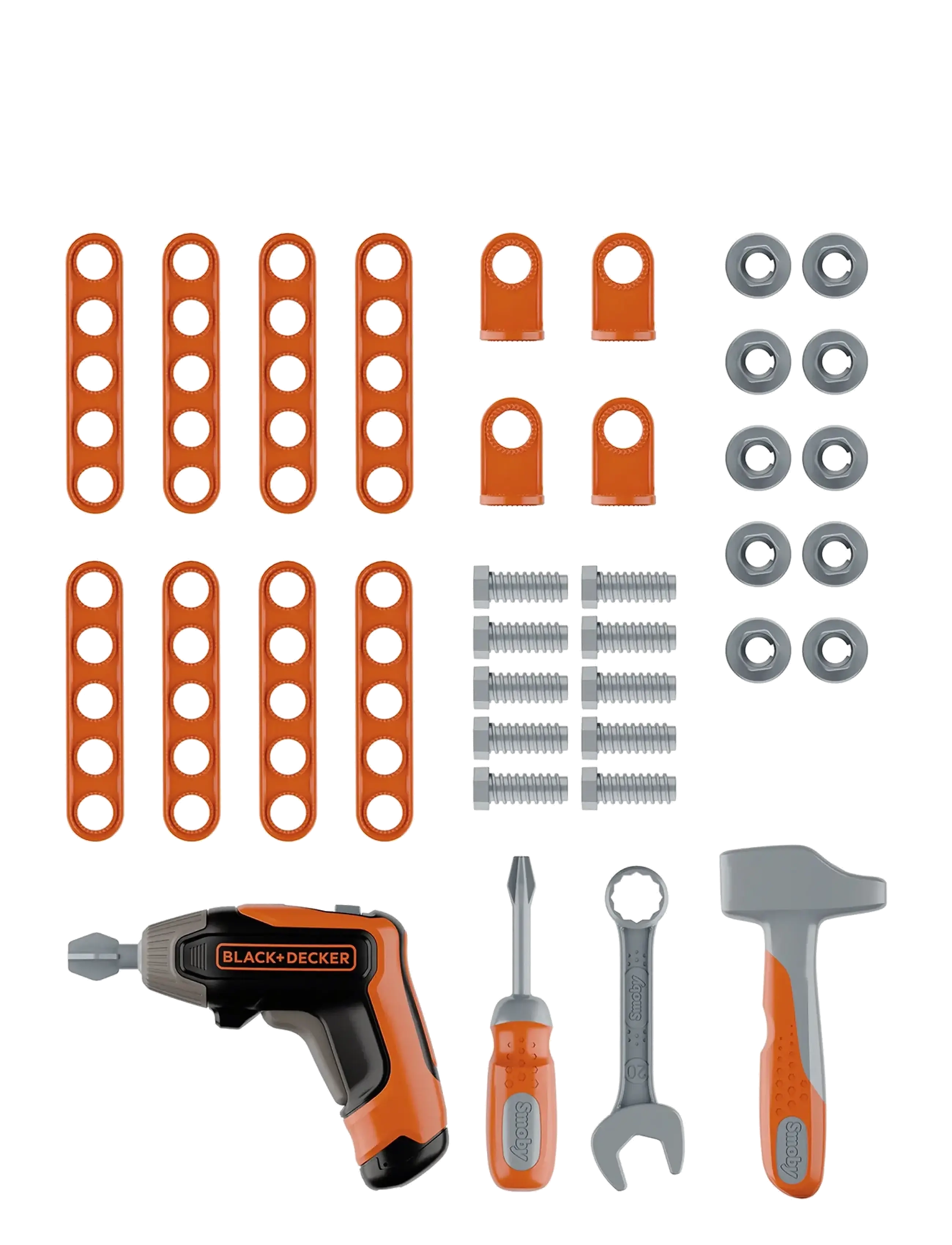 Smoby - Black&Decker Toolbox - leksaksverktyg - black - 4