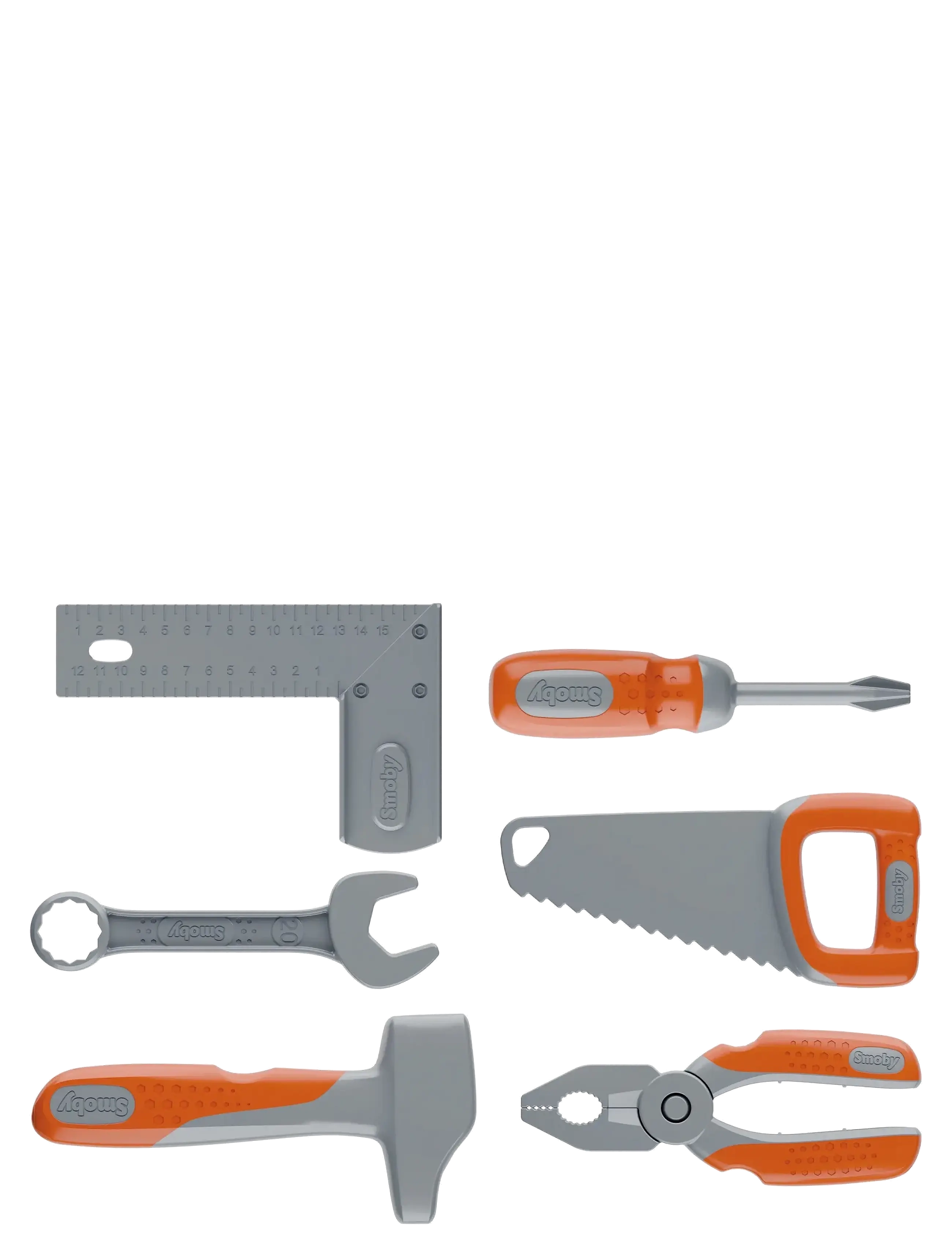 Smoby - Black+Decker Tool Box + 6 Tools - legetøjsværktøj - black - 3