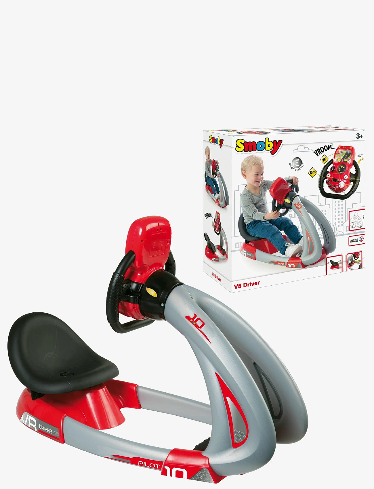 Smoby - Smoby Pilot V8 Driver - multi colorued - 0