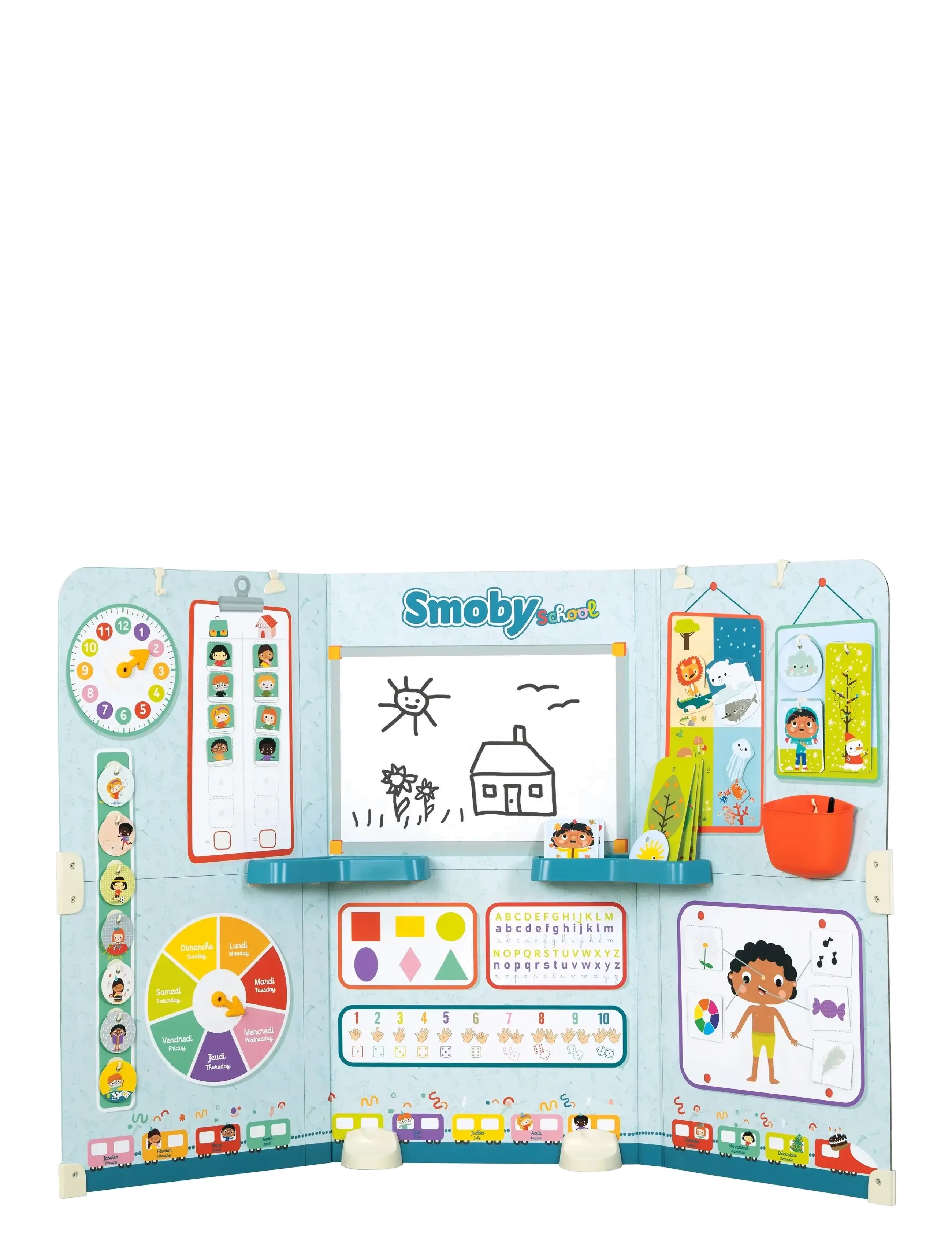 Smoby School, Børn, Drawing Boards, Multi/mønstret, Str: ONE SIZE