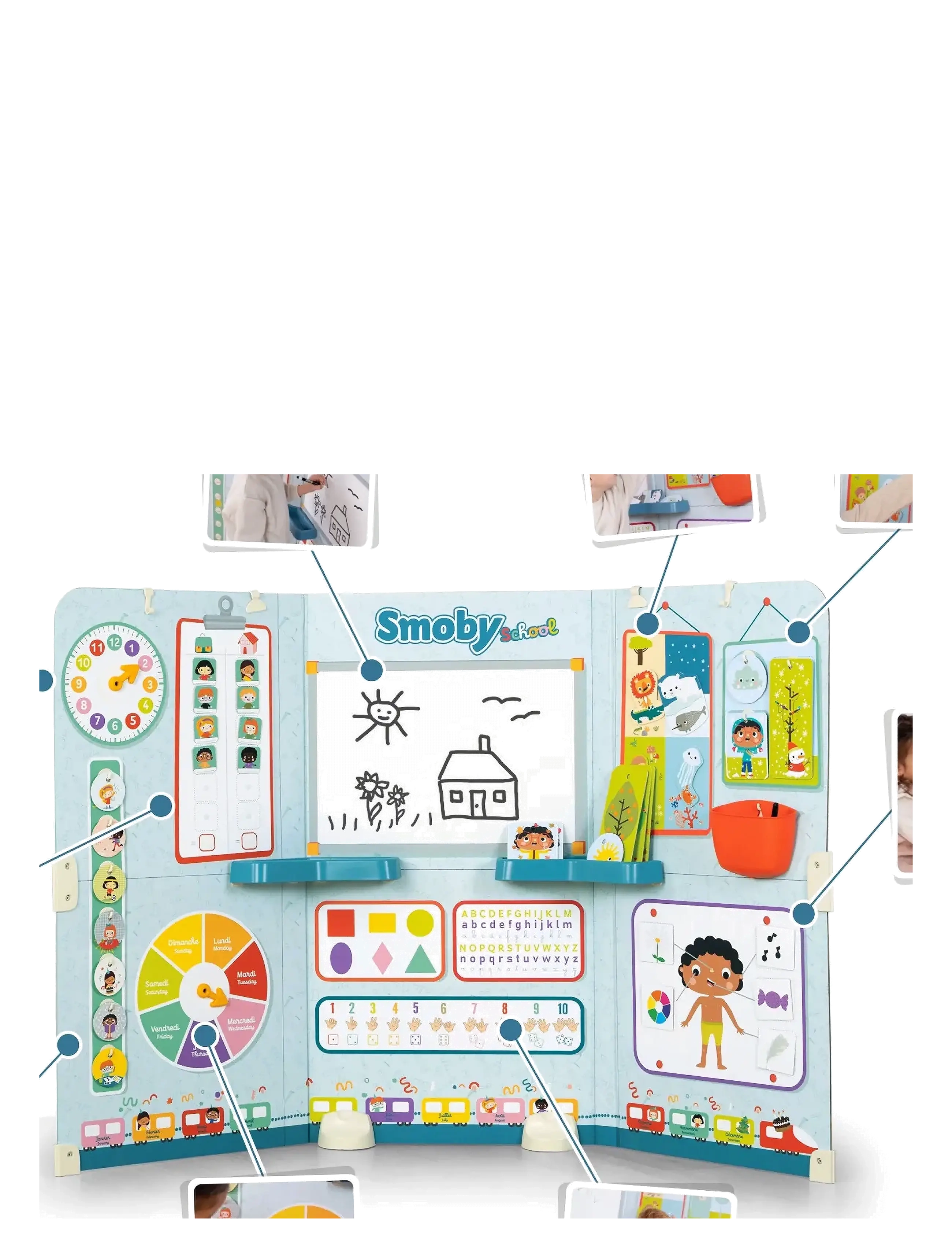 Smoby - Smoby School - zeichenbretter - multi colorued - 4