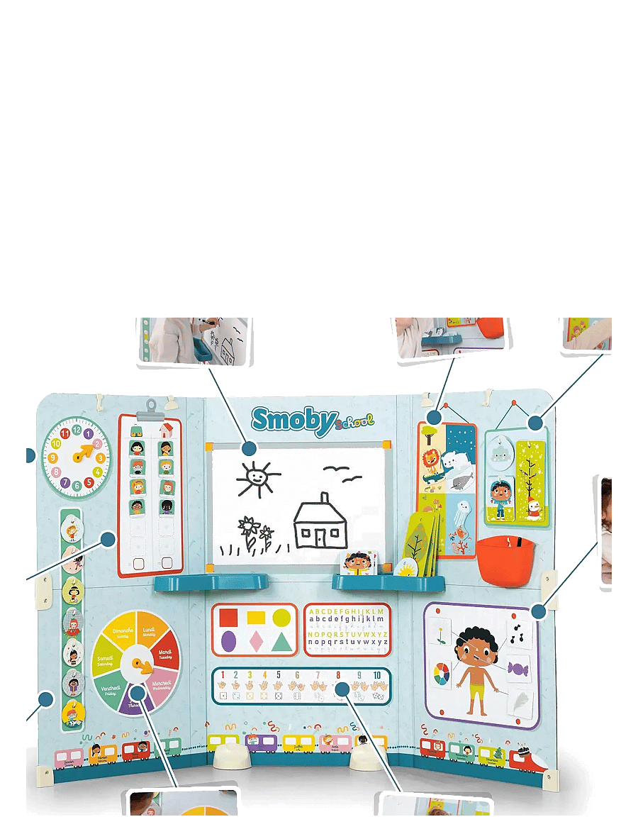 Smoby - Smoby School - zeichenbretter - multi colorued - 4