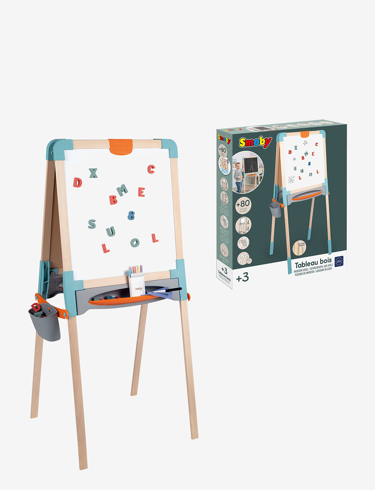 Smoby - Wooden Board - white - 3