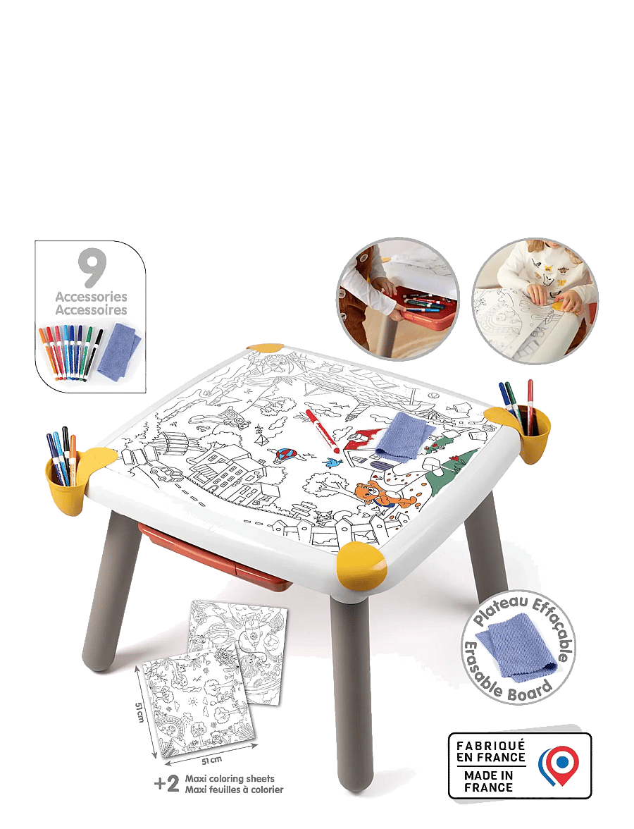 Smoby - Kid Creative Table - bord - multi colorued - 4