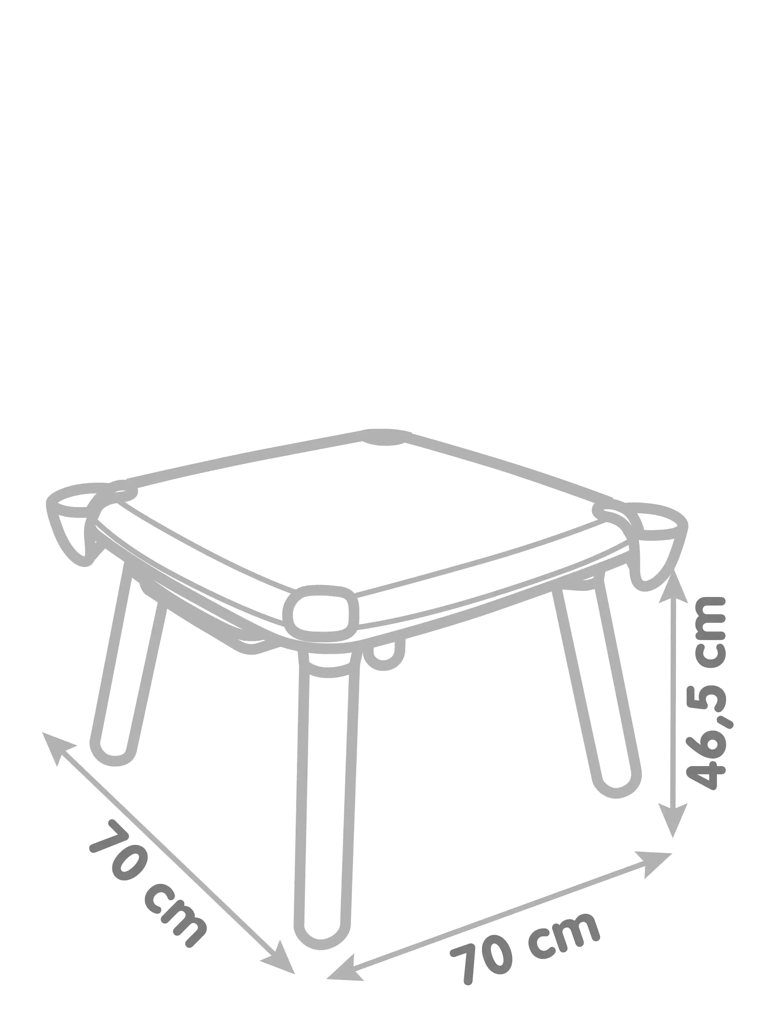 Smoby - Kid Creative Table - mööbel - multi colorued - 5