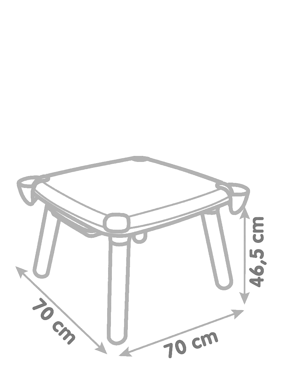 Smoby - Kid Creative Table - mööbel - multi colorued - 5