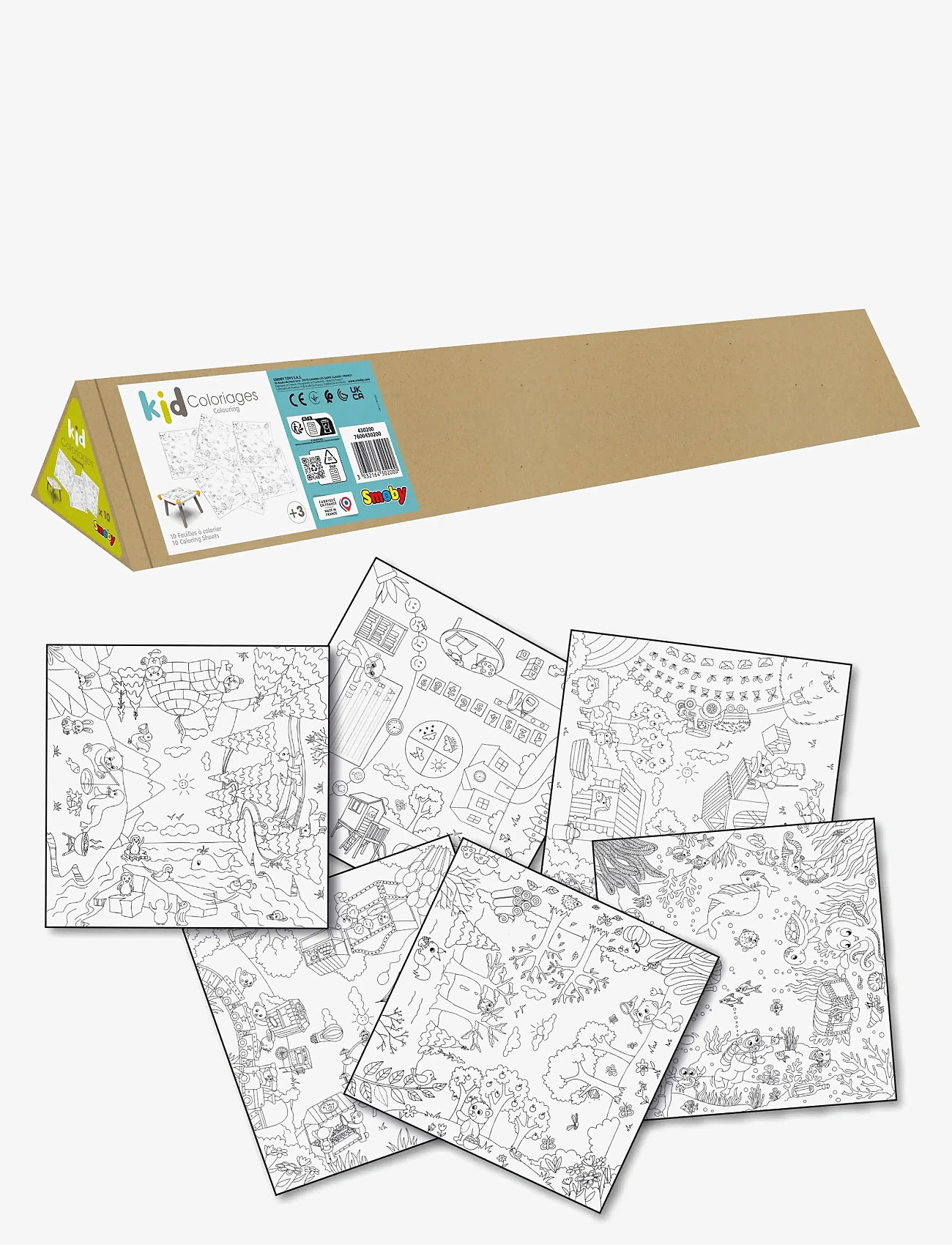 Smoby - Kid Colouring - värvimis- & käsitööraamatud - multi colorued - 3