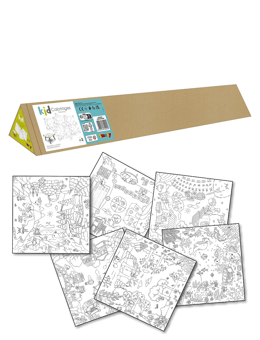Smoby - Kid Colouring - värvimis- & käsitööraamatud - multi colorued - 2