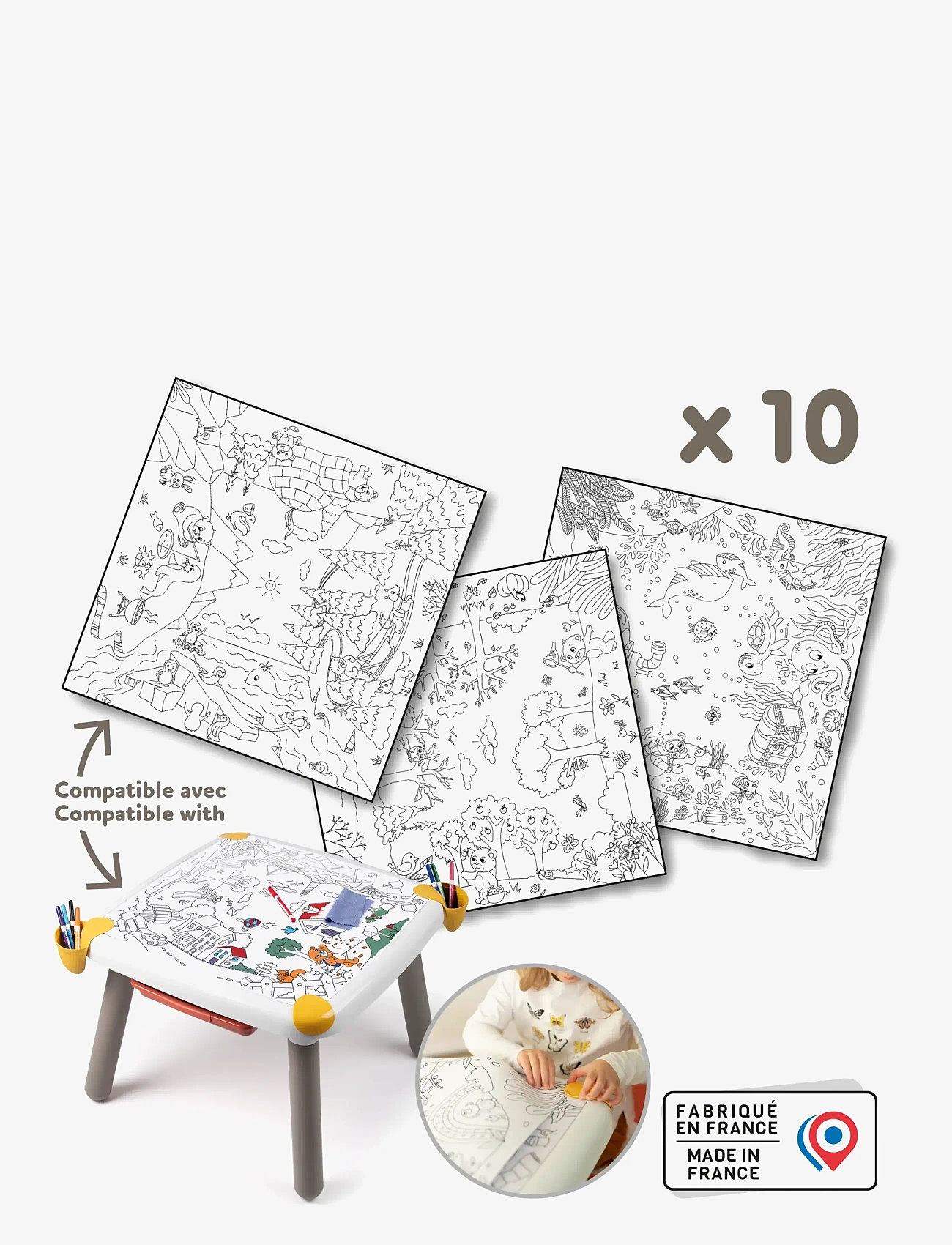 Smoby - Kid Colouring - värvimis- & käsitööraamatud - multi colorued - 4